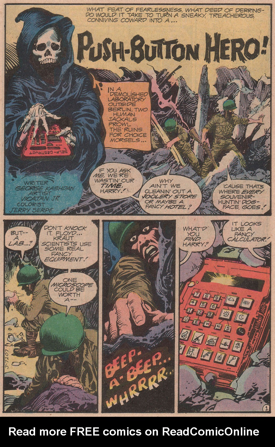 Read online Weird War Tales (1971) comic -  Issue #101 - 27