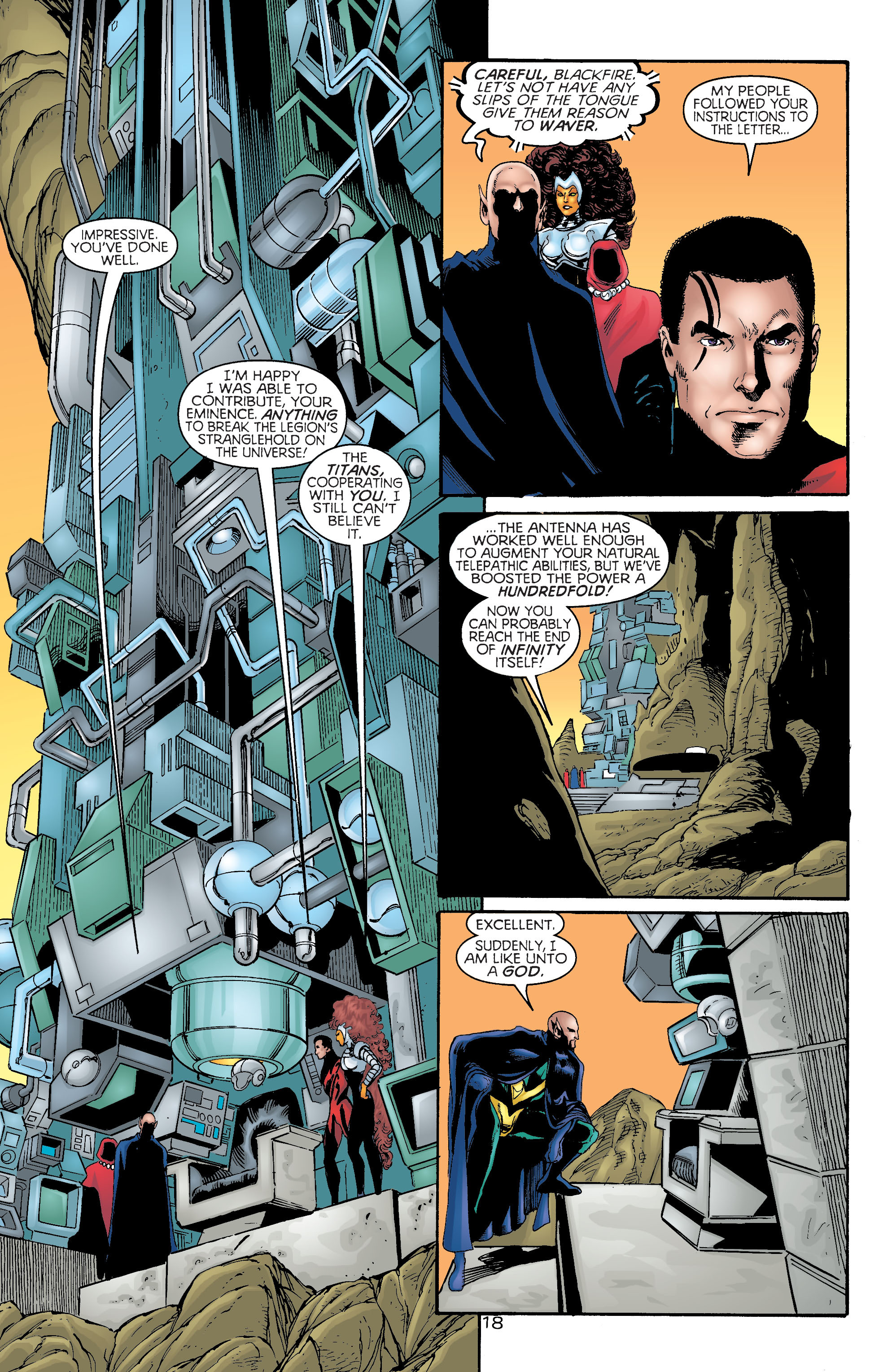Read online Titans/Legion of Super-Heroes: Universe Ablaze comic -  Issue #4 - 20