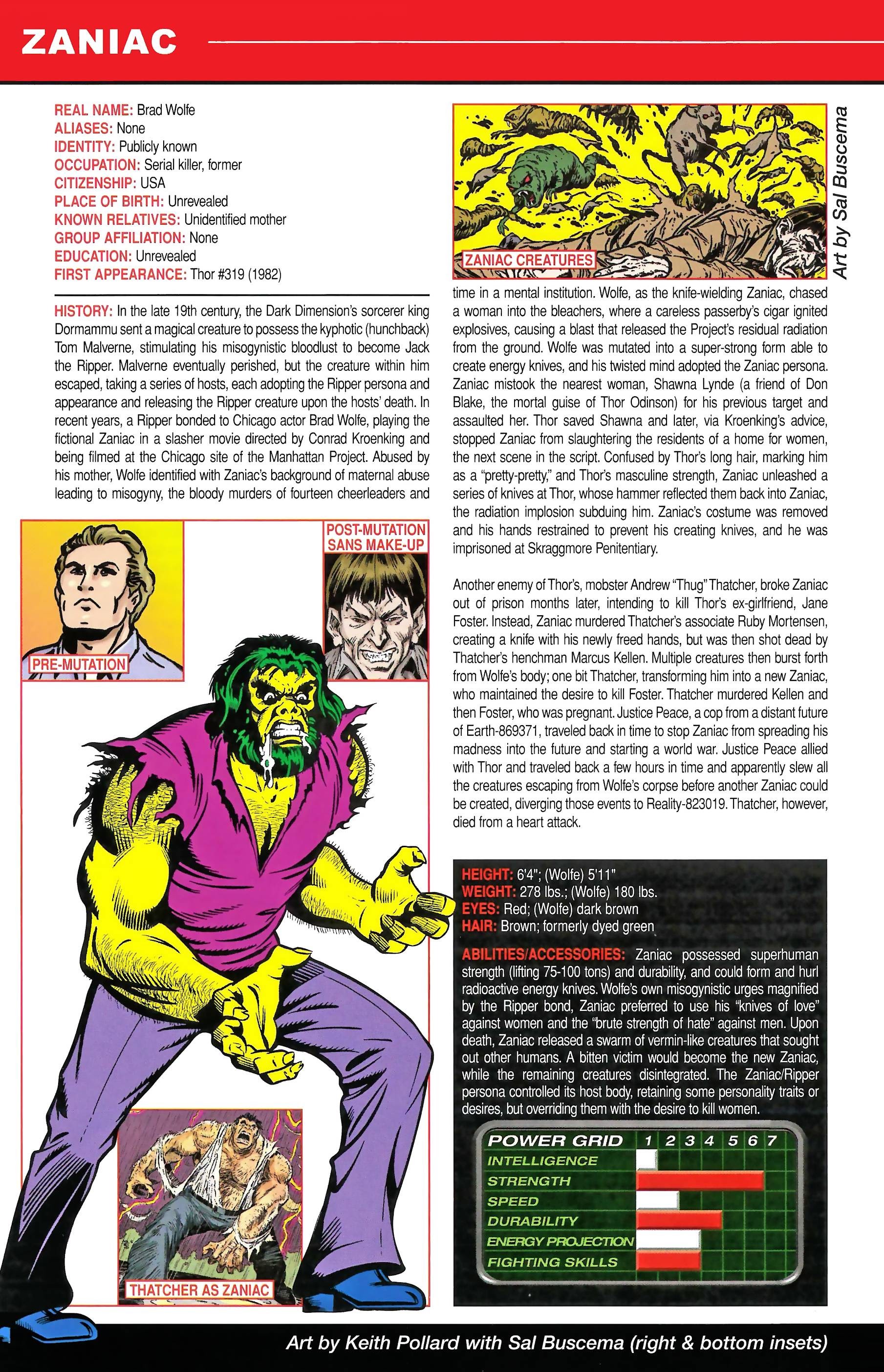 Read online Official Handbook of the Marvel Universe A to Z comic -  Issue # TPB 13 (Part 2) - 138