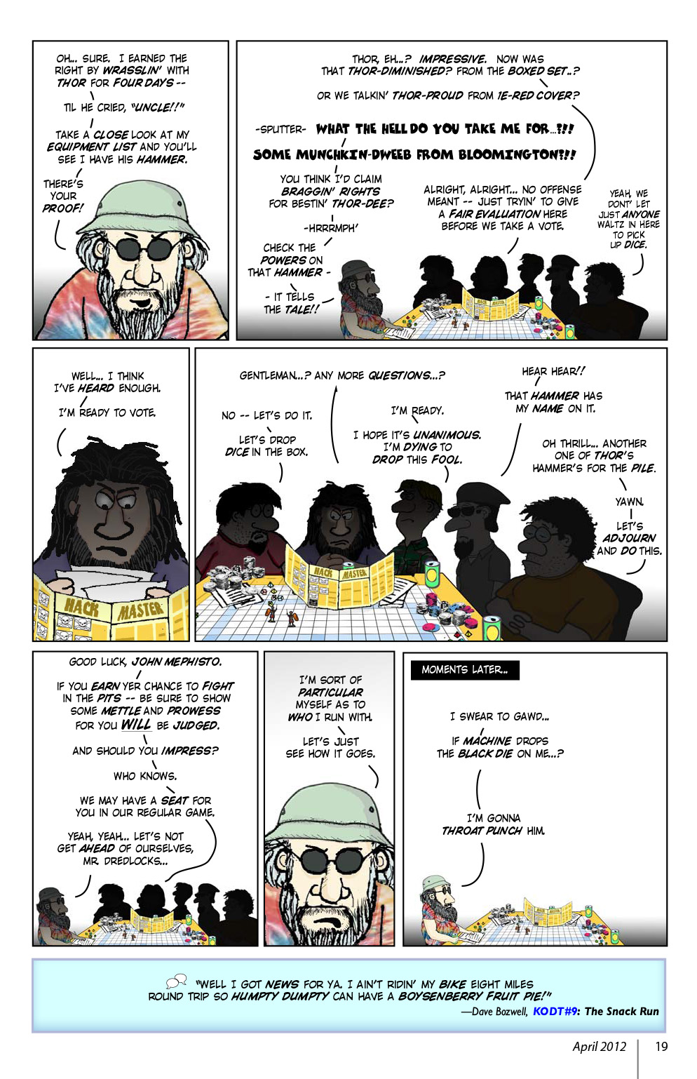 Read online Knights of the Dinner Table comic -  Issue #186 - 21