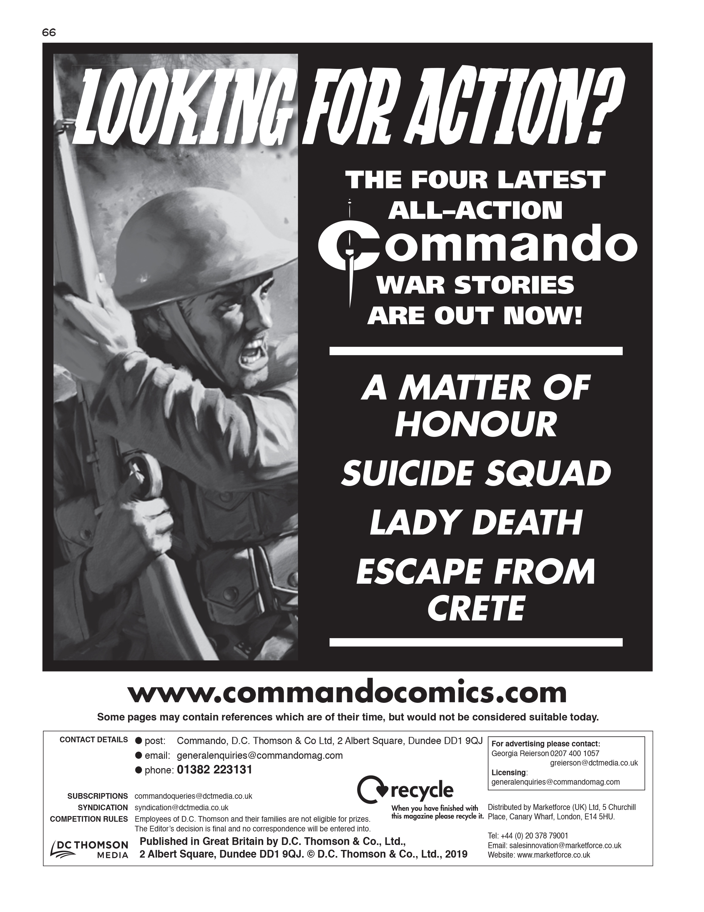Read online Commando: For Action and Adventure comic -  Issue #5217 - 65