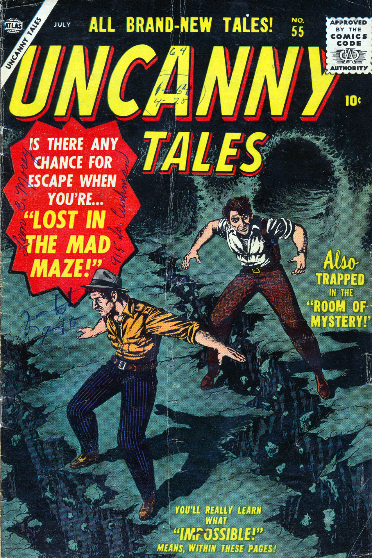 Read online Uncanny Tales comic -  Issue #55 - 1