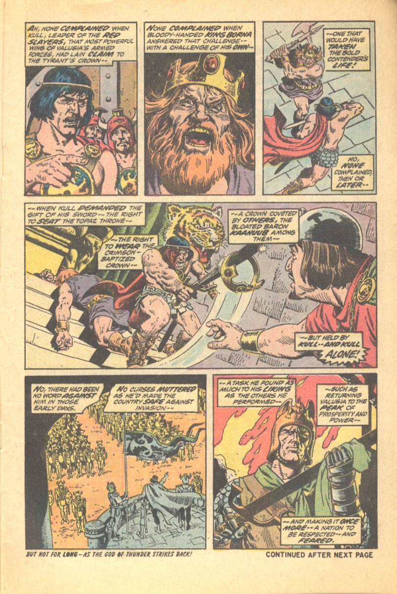 Read online Kull, the Conqueror (1971) comic -  Issue #9 - 4