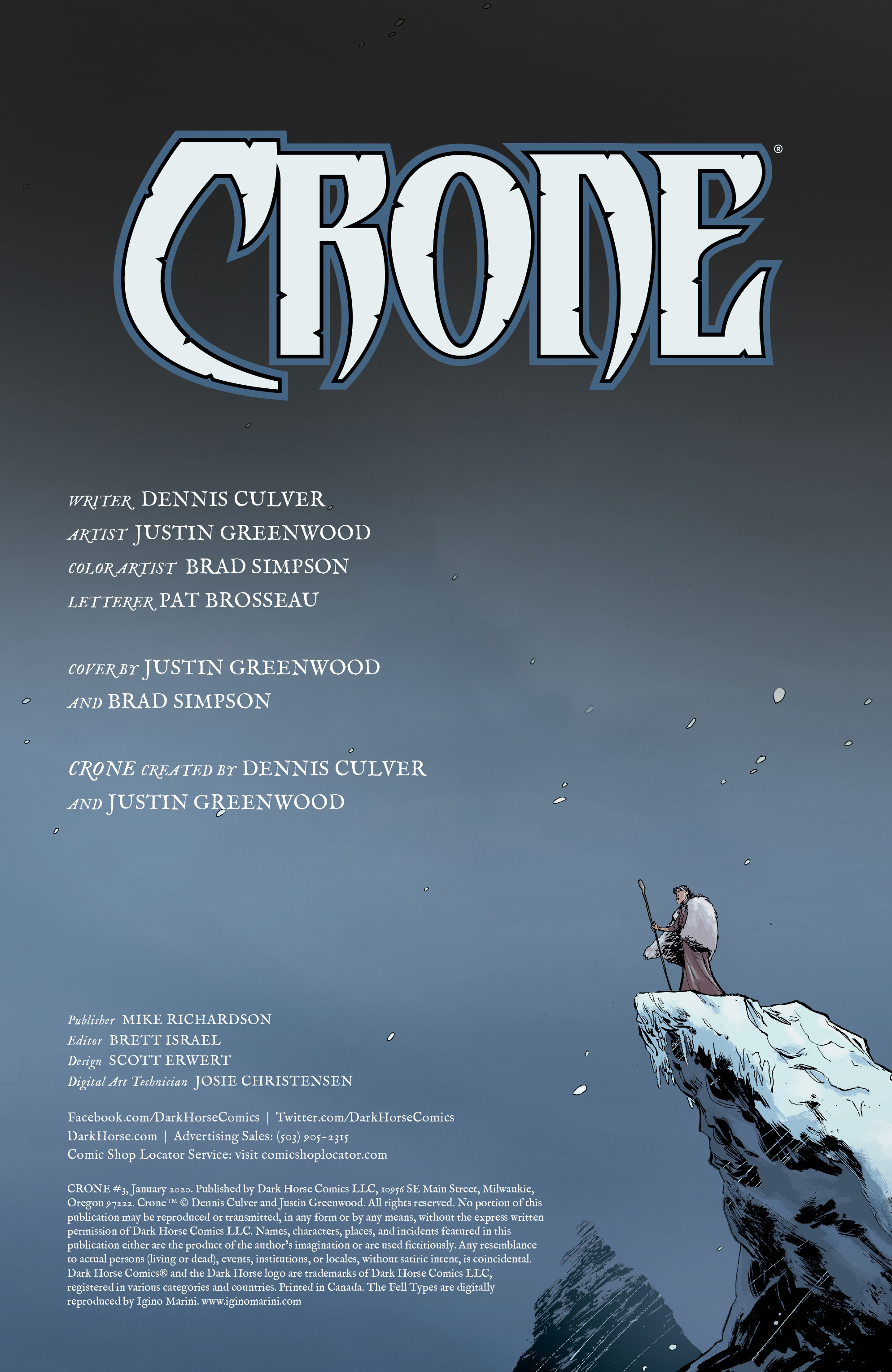 Read online Crone comic -  Issue #3 - 2