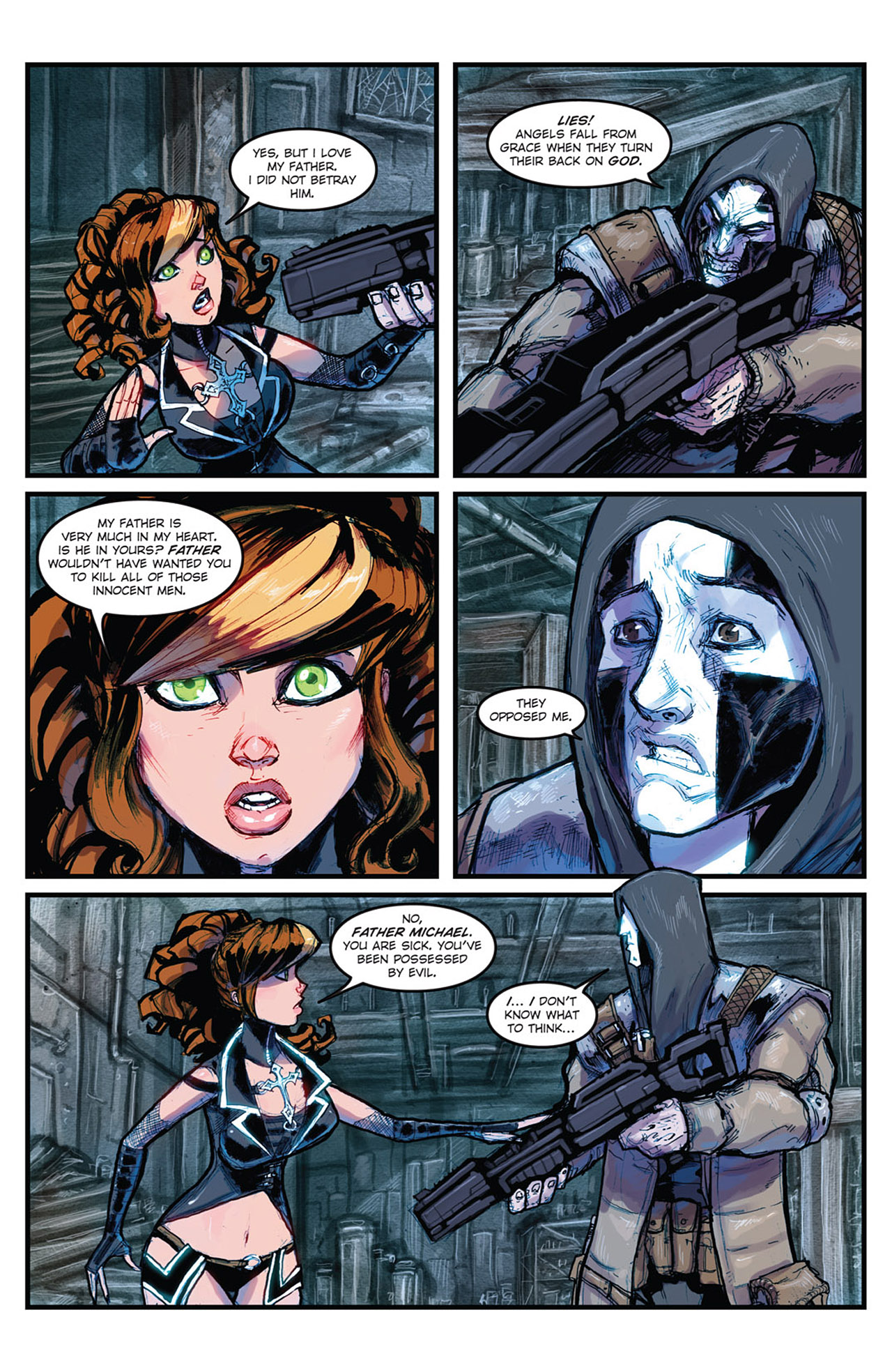 Read online Avengelyne (2011) comic -  Issue #7 - 12