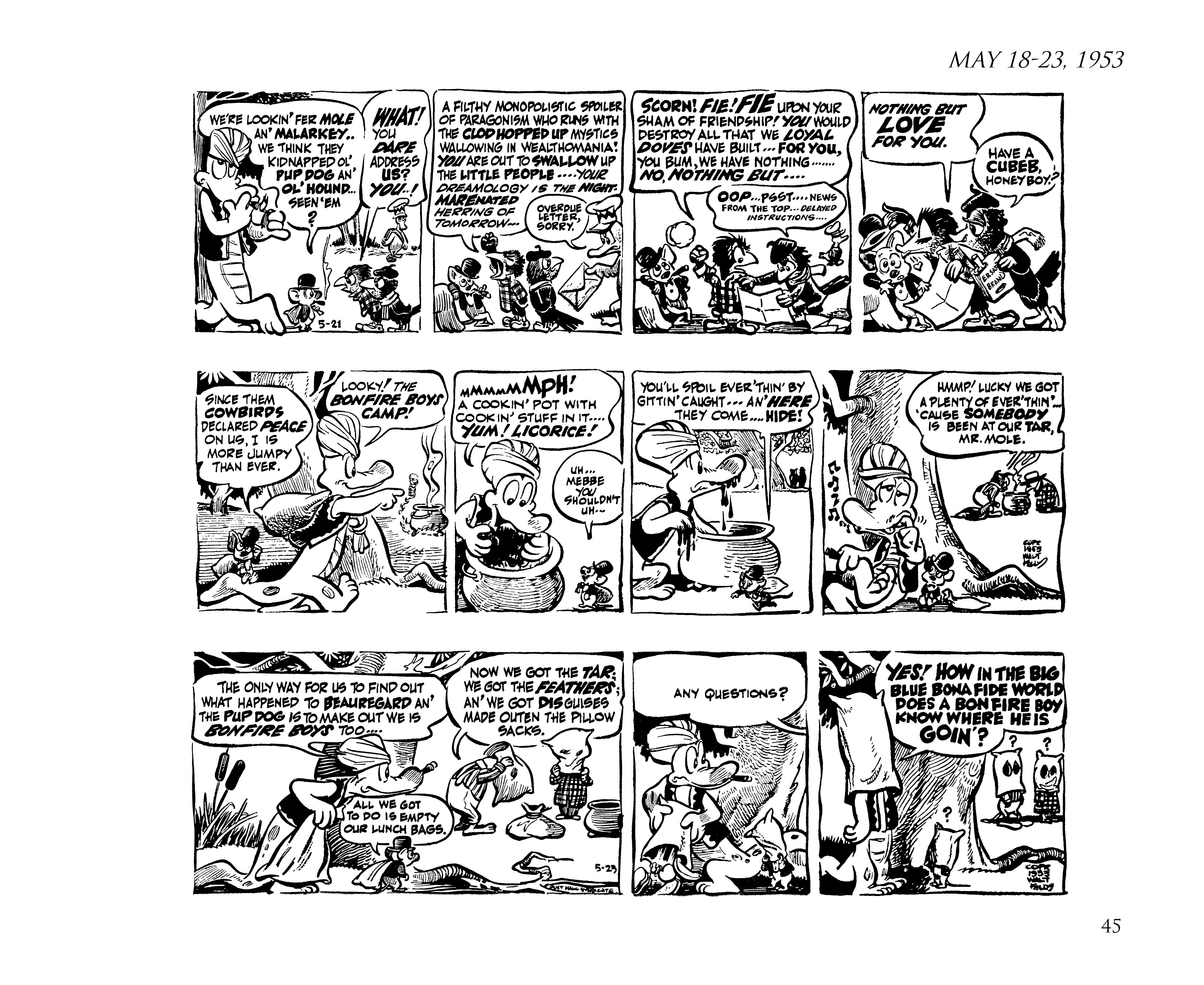Read online Pogo by Walt Kelly: The Complete Syndicated Comic Strips comic -  Issue # TPB 3 (Part 1) - 57