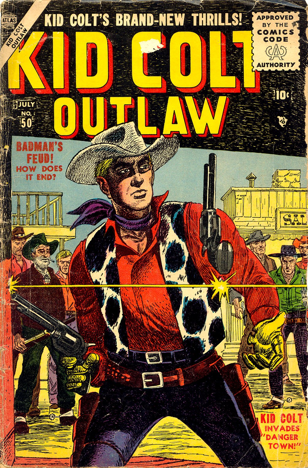 Read online Kid Colt Outlaw comic -  Issue #50 - 1