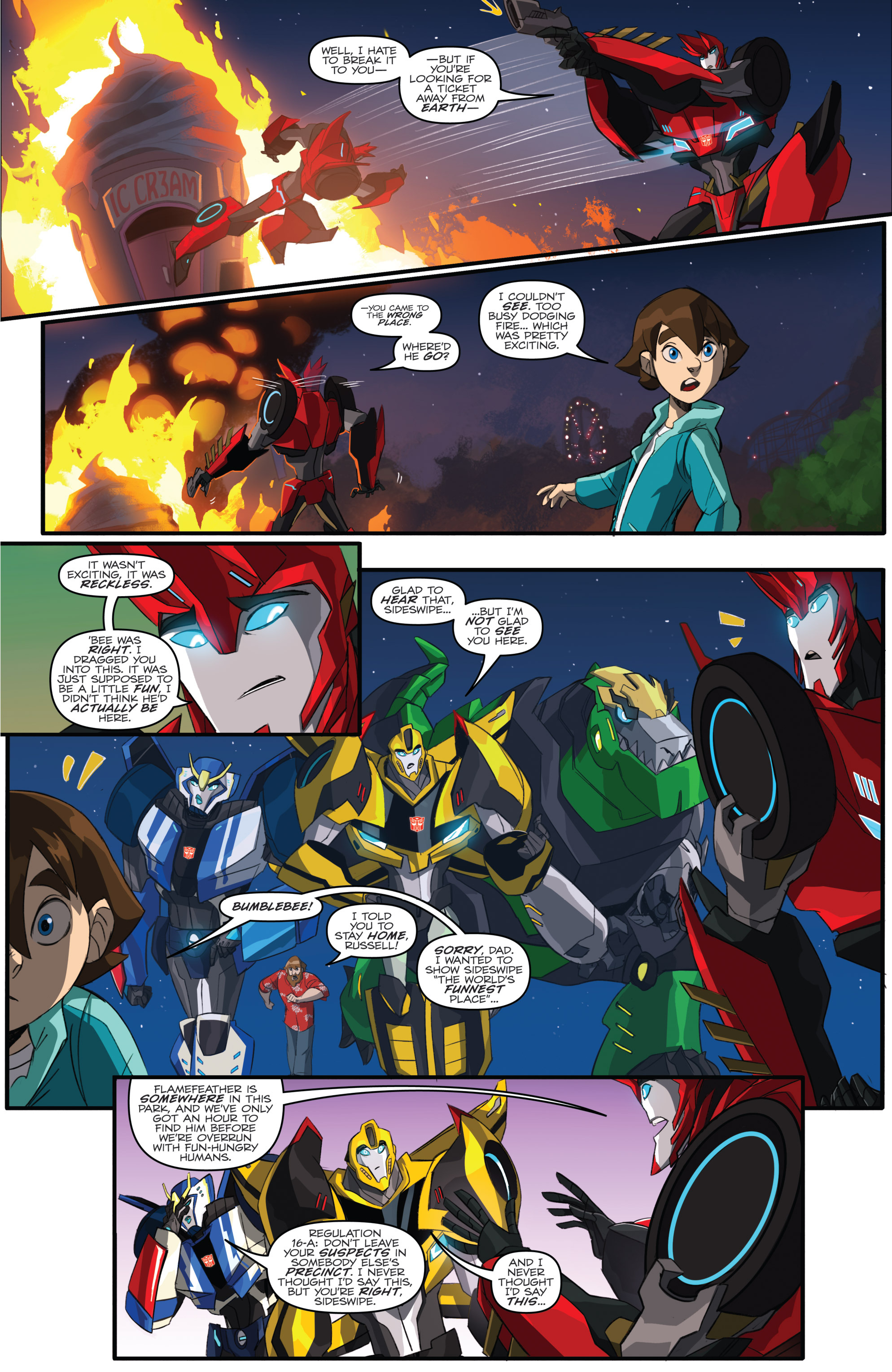 Read online Free Comic Book Day 2015 comic -  Issue # Transformers Robots In Disguise - 11