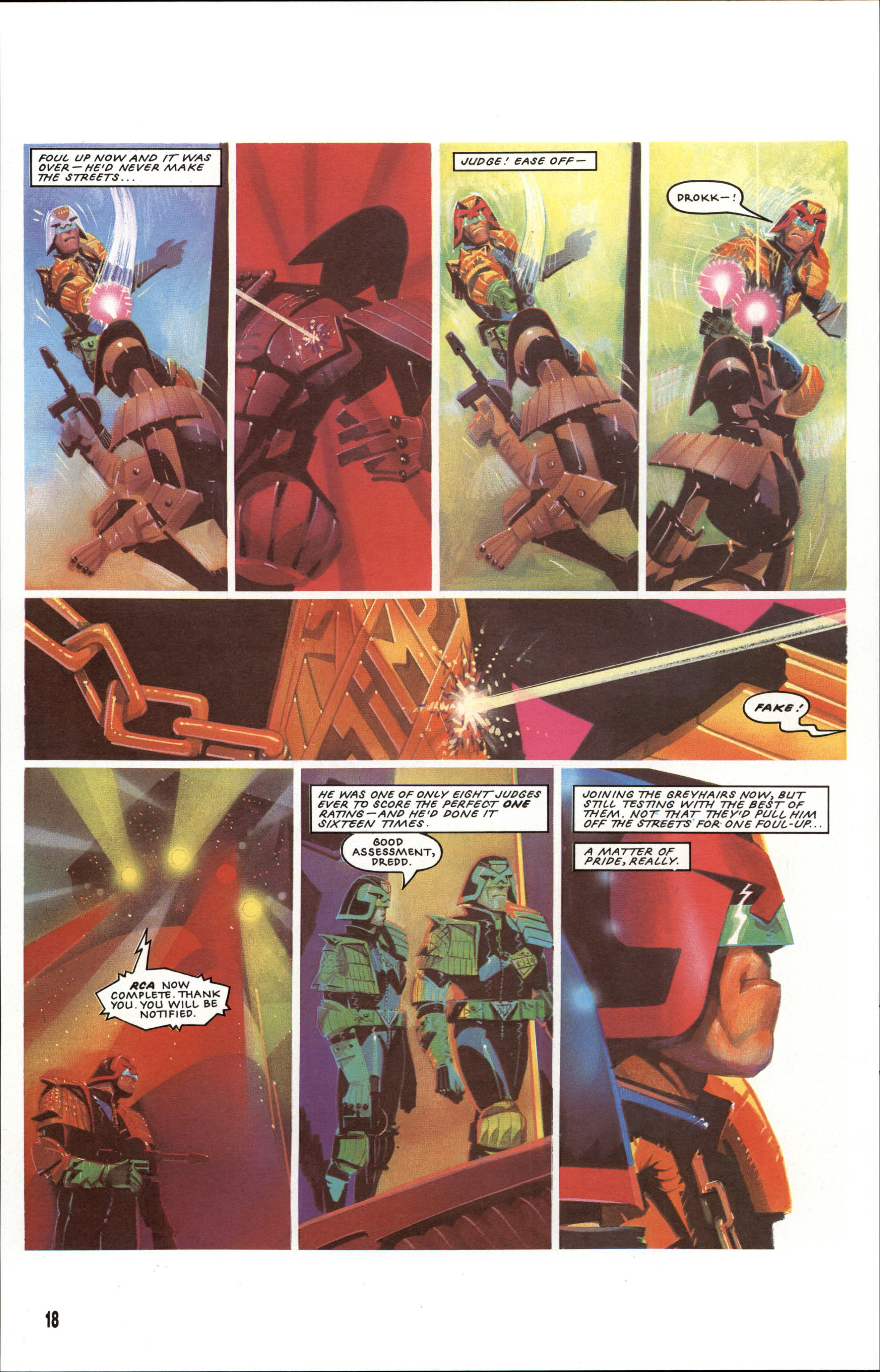 Read online Dredd Rules! comic -  Issue #9 - 20