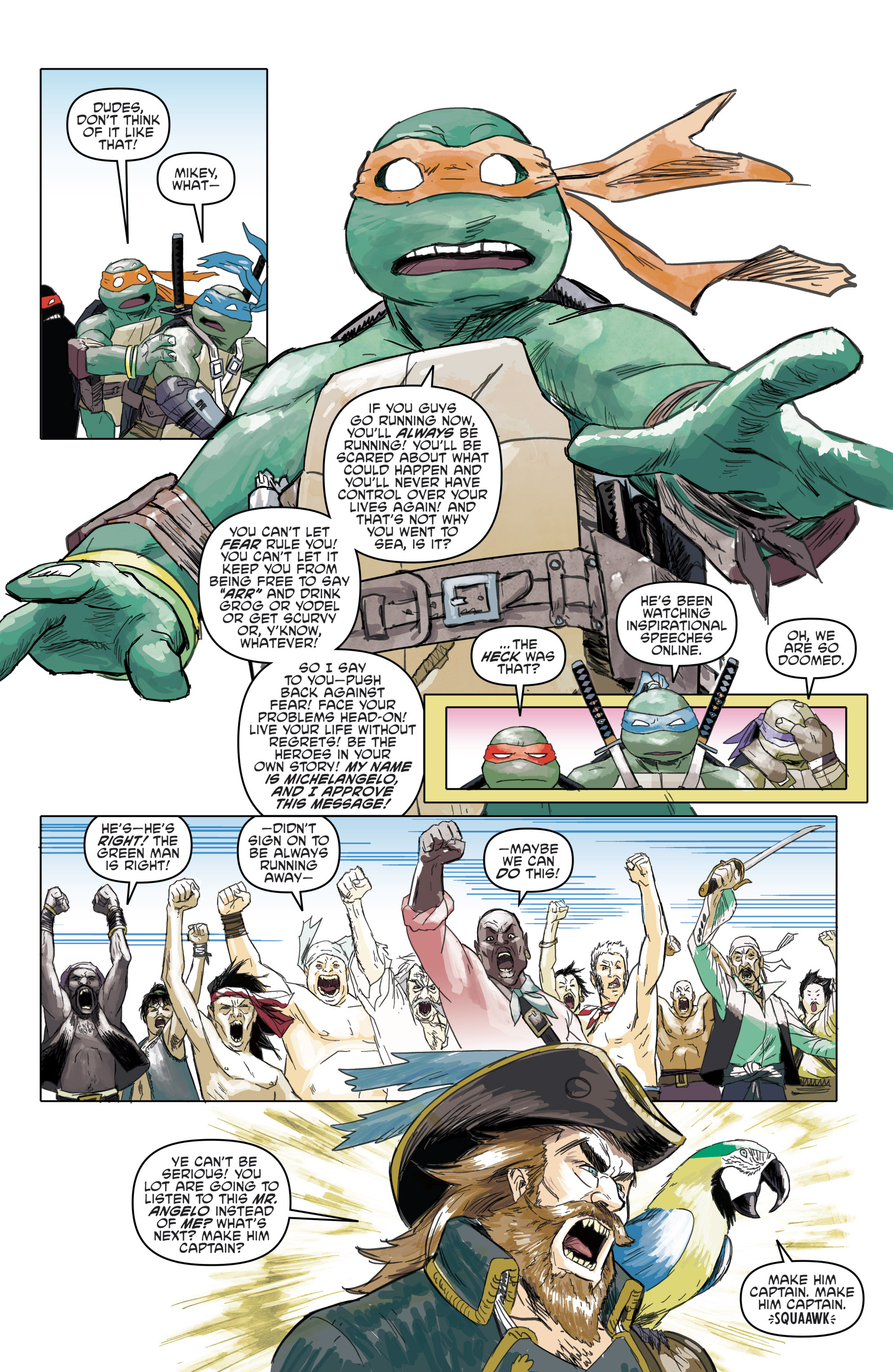Read online Teenage Mutant Ninja Turtles: Turtles in Time comic -  Issue #3 - 8