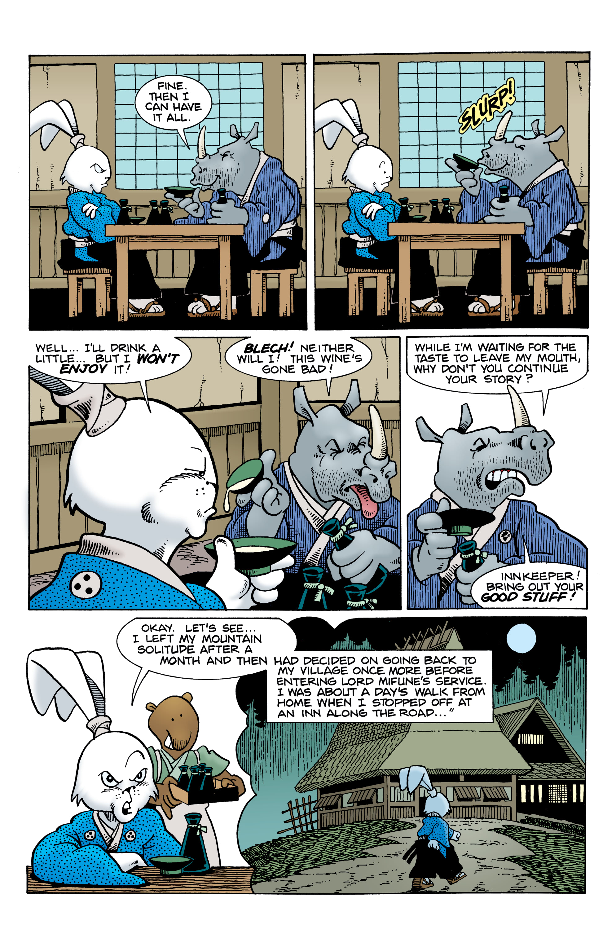 Read online Usagi Yojimbo Color Classics comic -  Issue #3 - 15