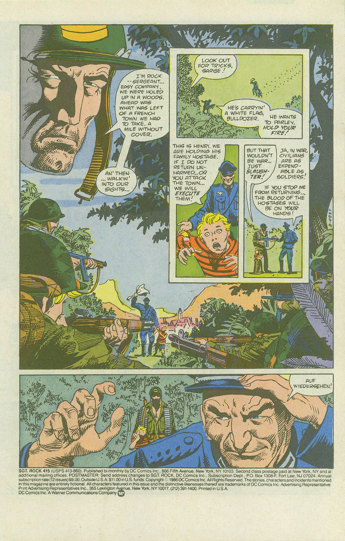 Read online Sgt. Rock comic -  Issue #415 - 3