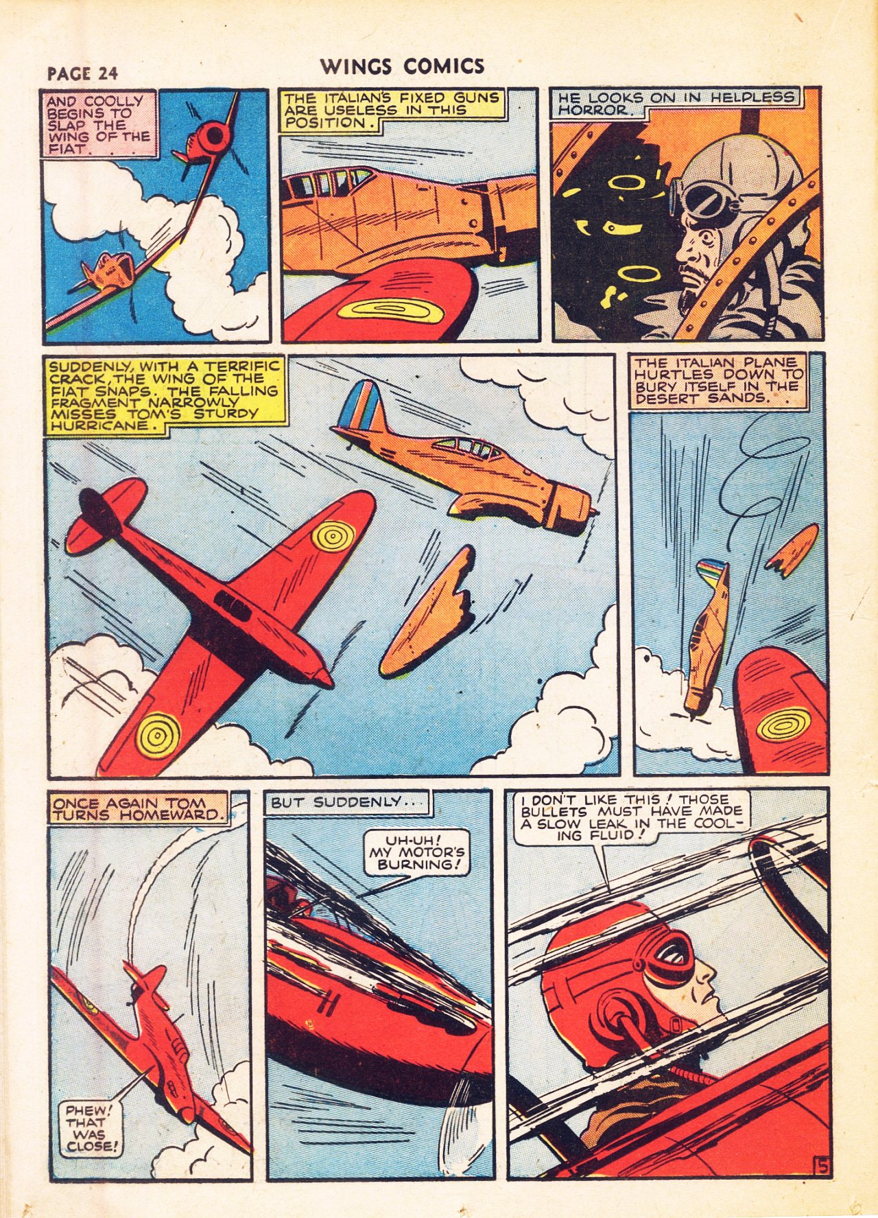 Read online Wings Comics comic -  Issue #8 - 26
