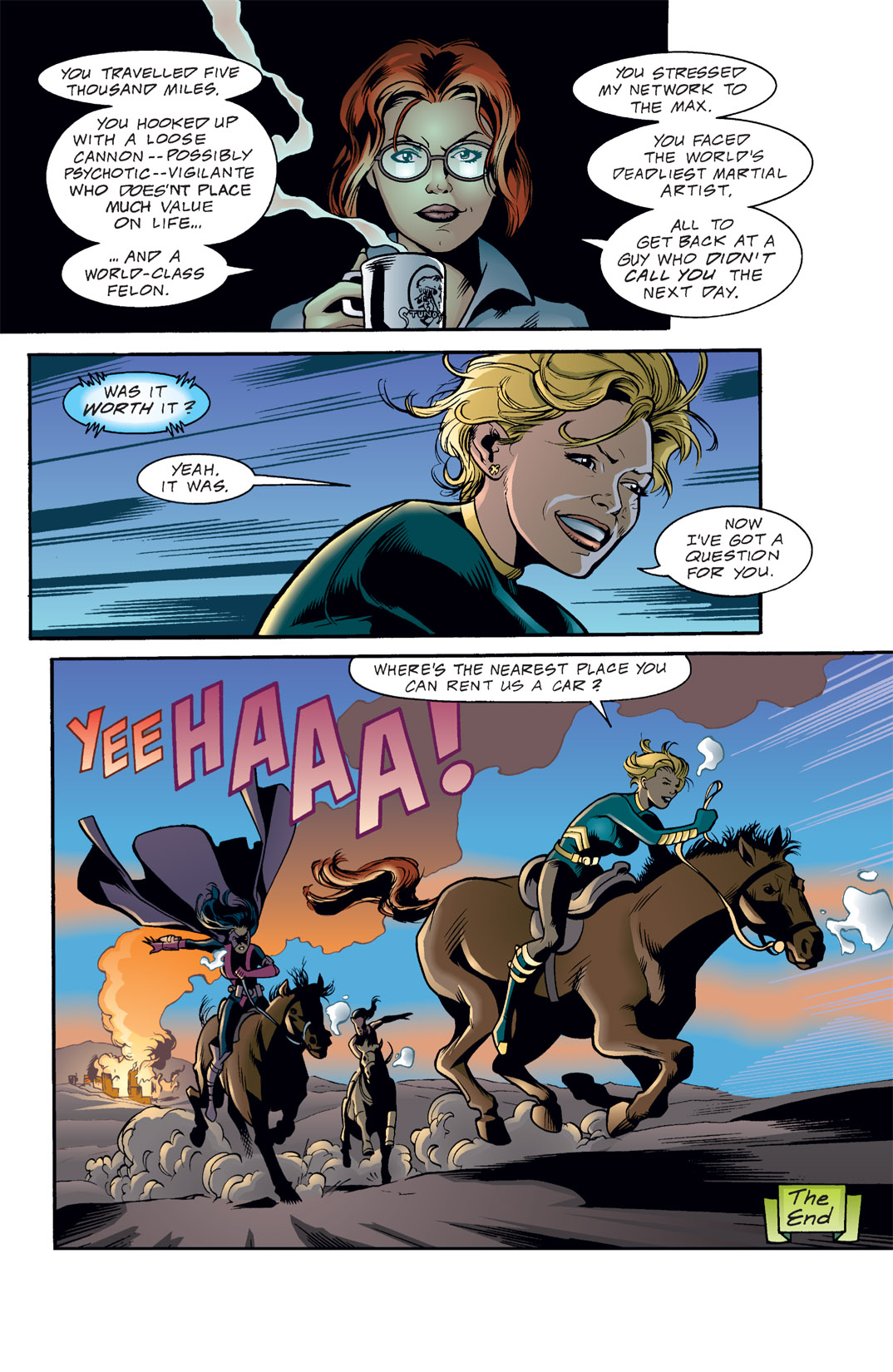 Read online Birds of Prey: Manhunt comic -  Issue #4 - 23