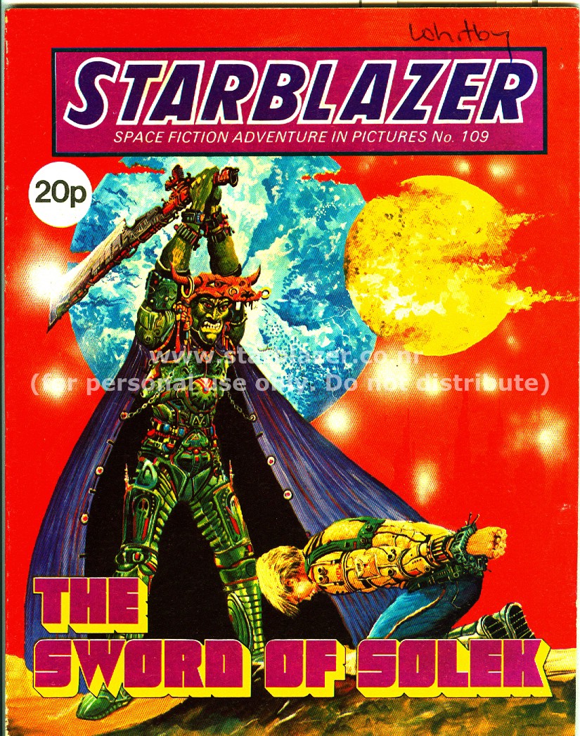 Read online Starblazer comic -  Issue #109 - 2