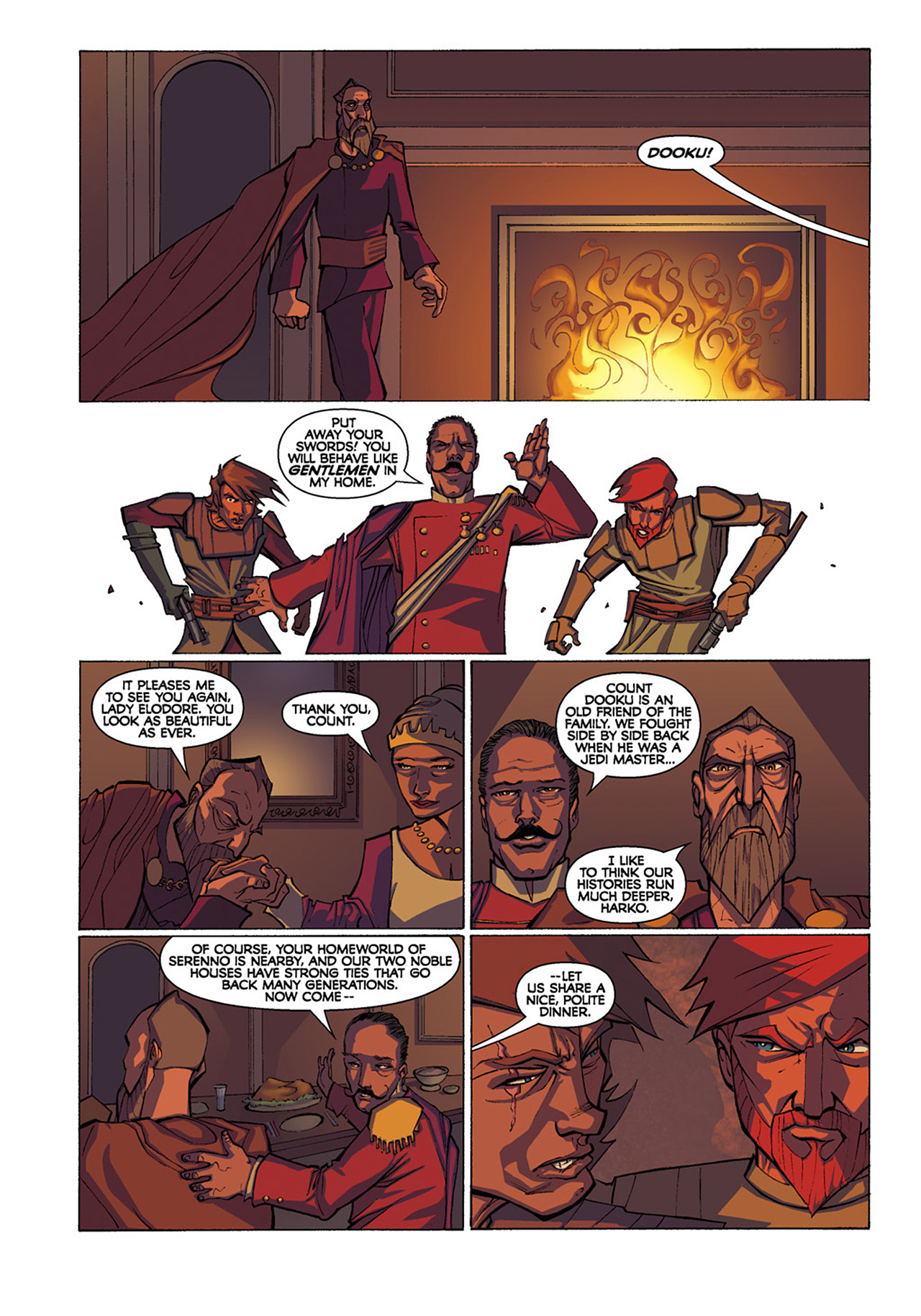 Read online Star Wars: The Clone Wars comic -  Issue #10 - 11
