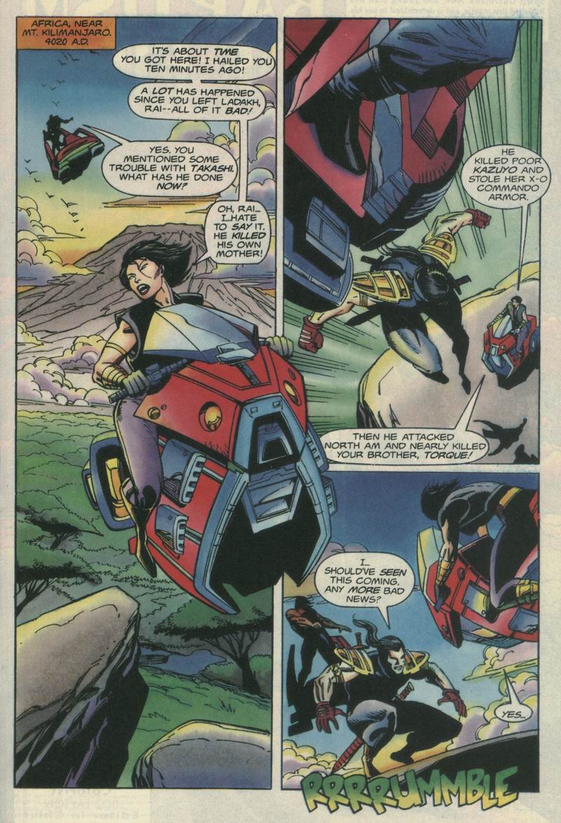Read online Rai (1992) comic -  Issue #28 - 2