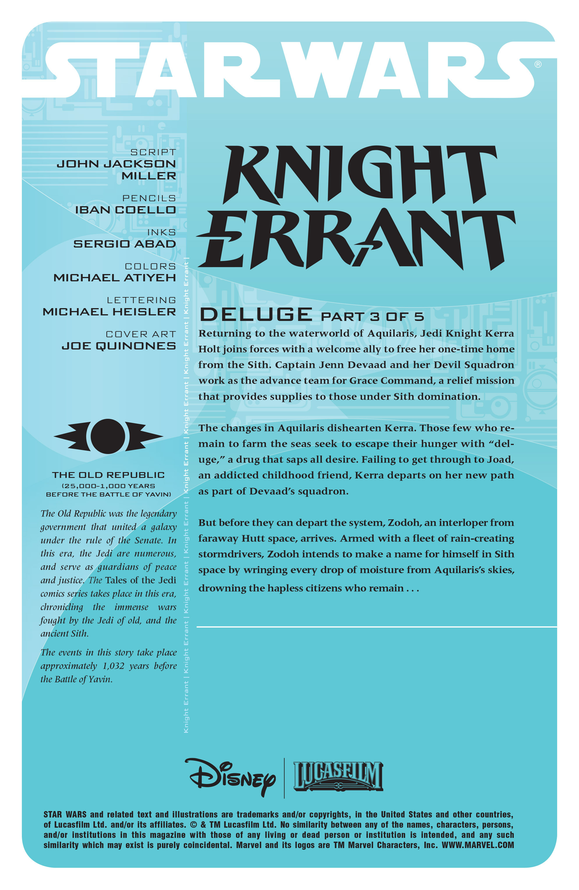 Read online Star Wars: Knight Errant - Deluge comic -  Issue #3 - 2