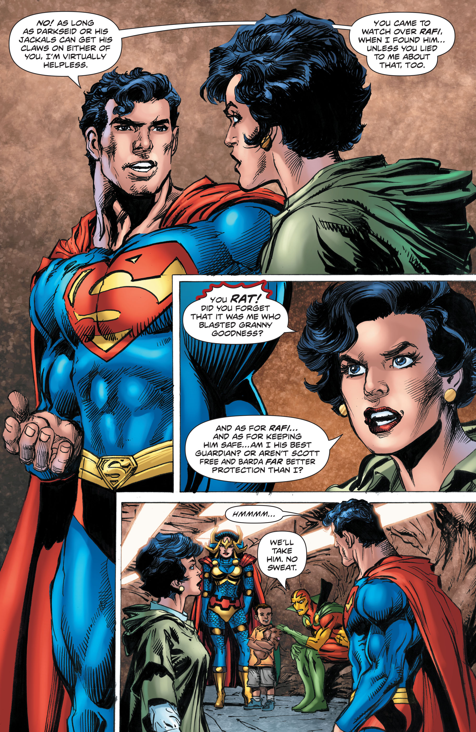 Read online Superman: The Coming of the Supermen comic -  Issue #5 - 16