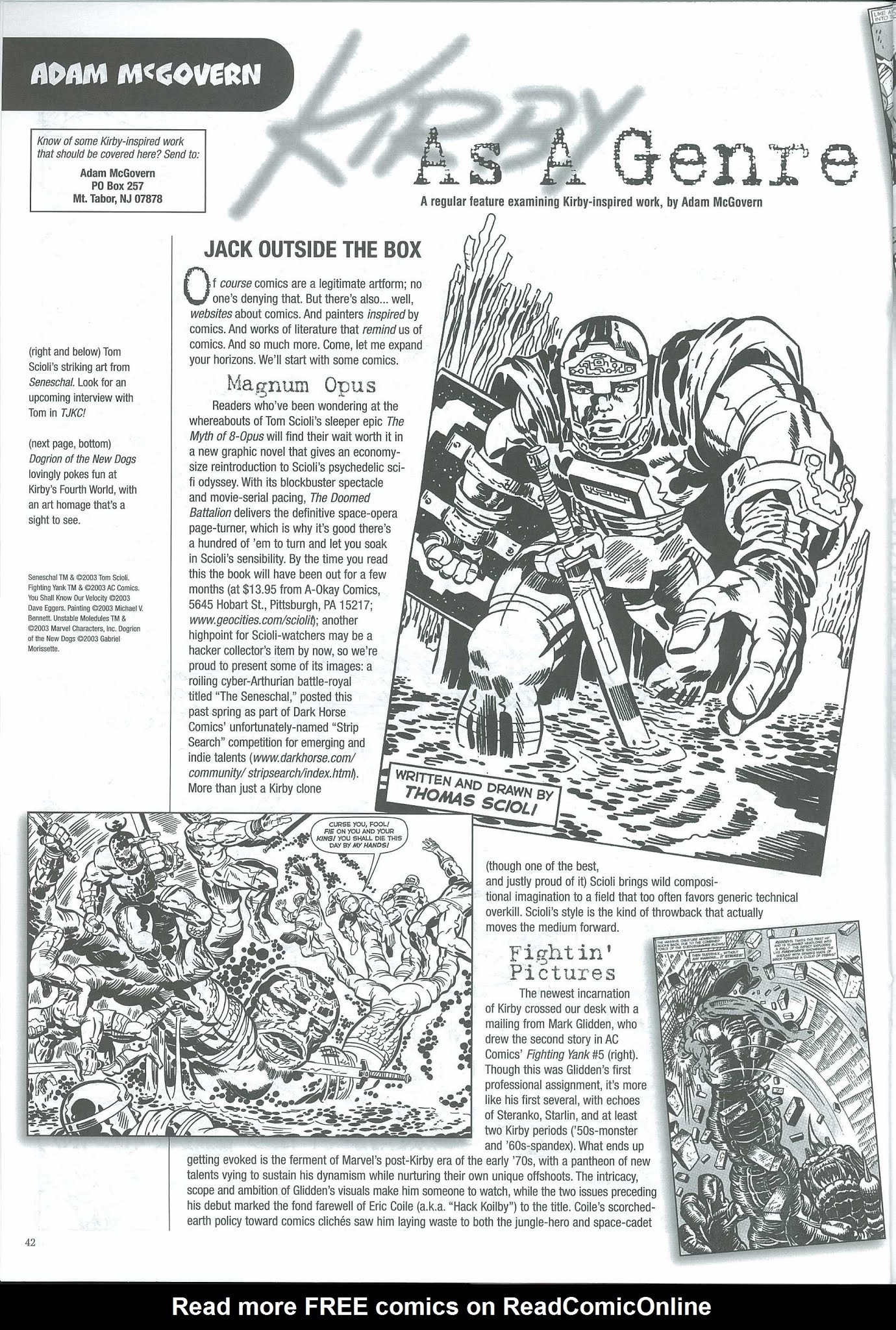 Read online The Jack Kirby Collector comic -  Issue #39 - 44