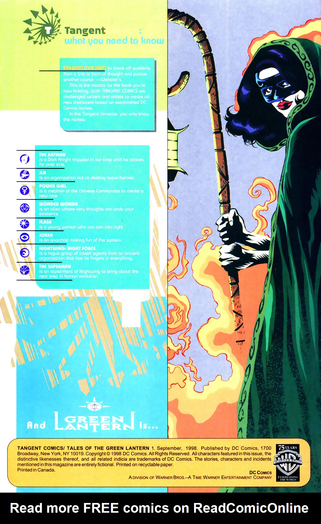 Read online Tangent Comics/ Tales of the Green Lantern comic -  Issue # Full - 2