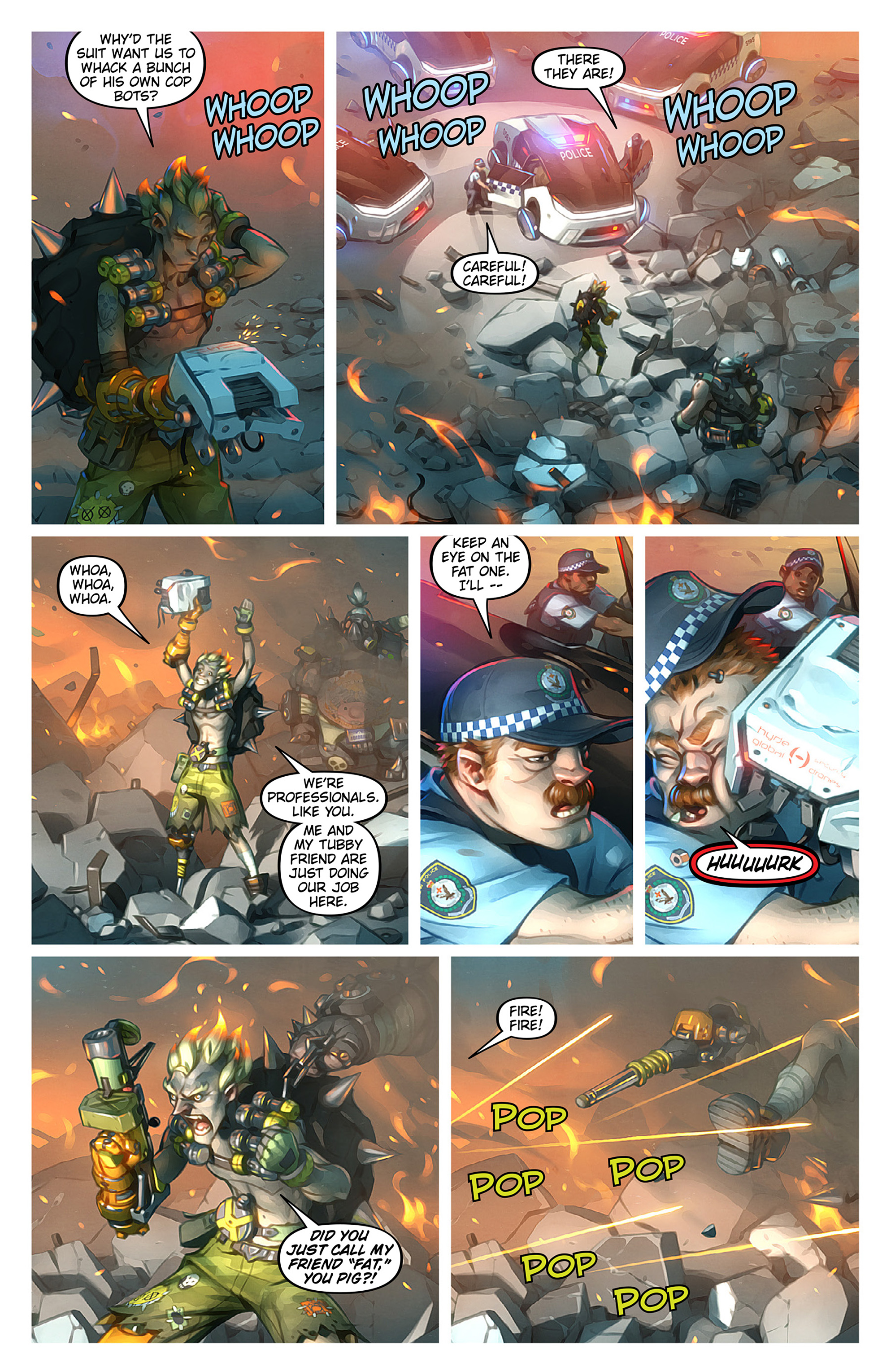 Read online Overwatch comic -  Issue #3 - 8