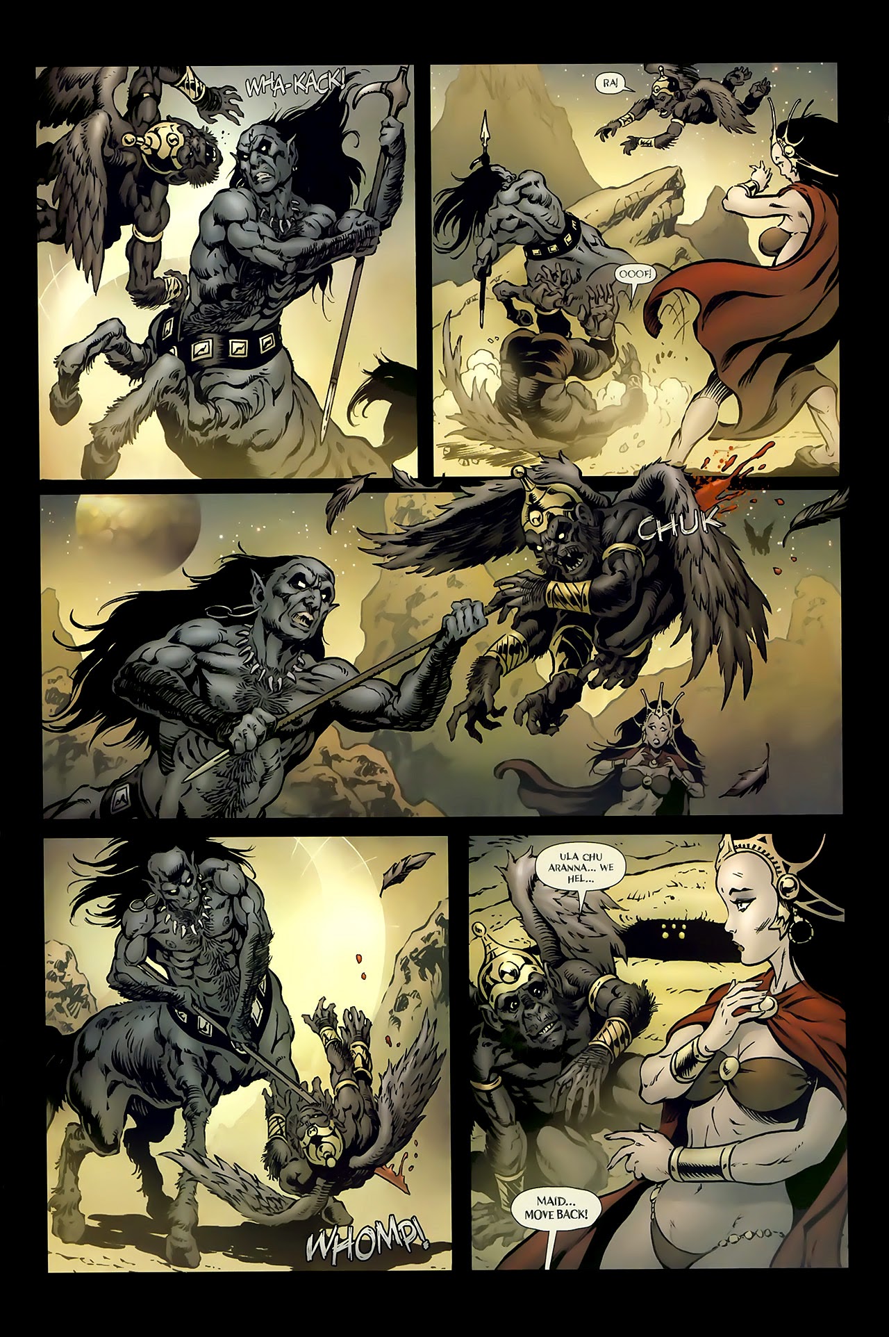 Read online Frank Frazetta's Moon Maid comic -  Issue # Full - 17