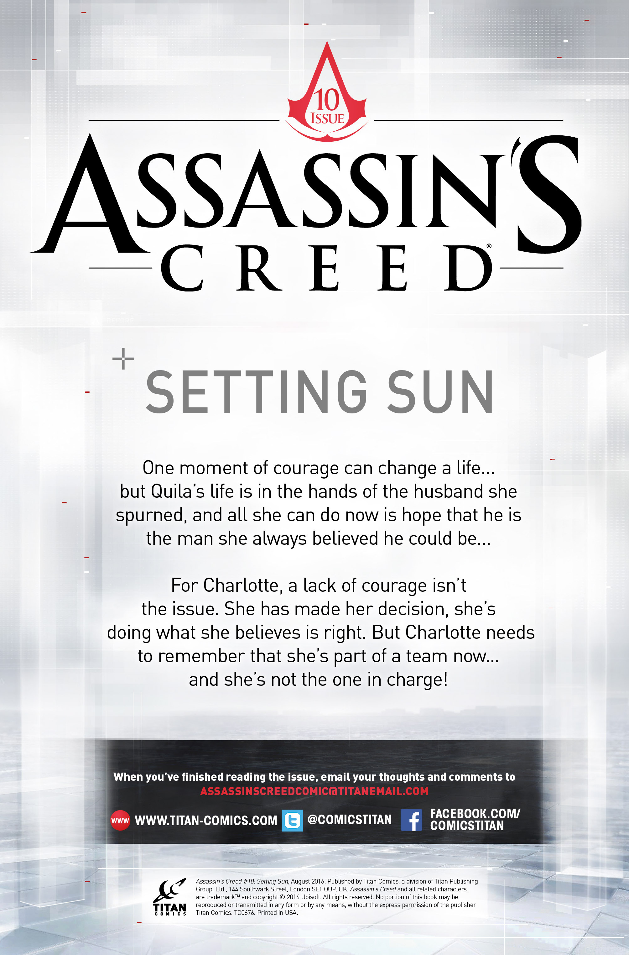 Read online Assassin's Creed (2015) comic -  Issue #10 - 2