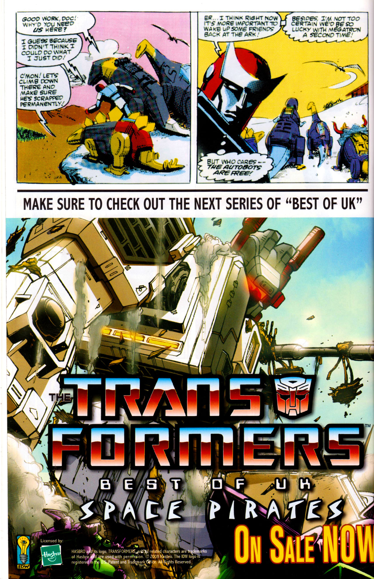 Read online The Transformers: Best of UK: Dinobots comic -  Issue #6 - 35