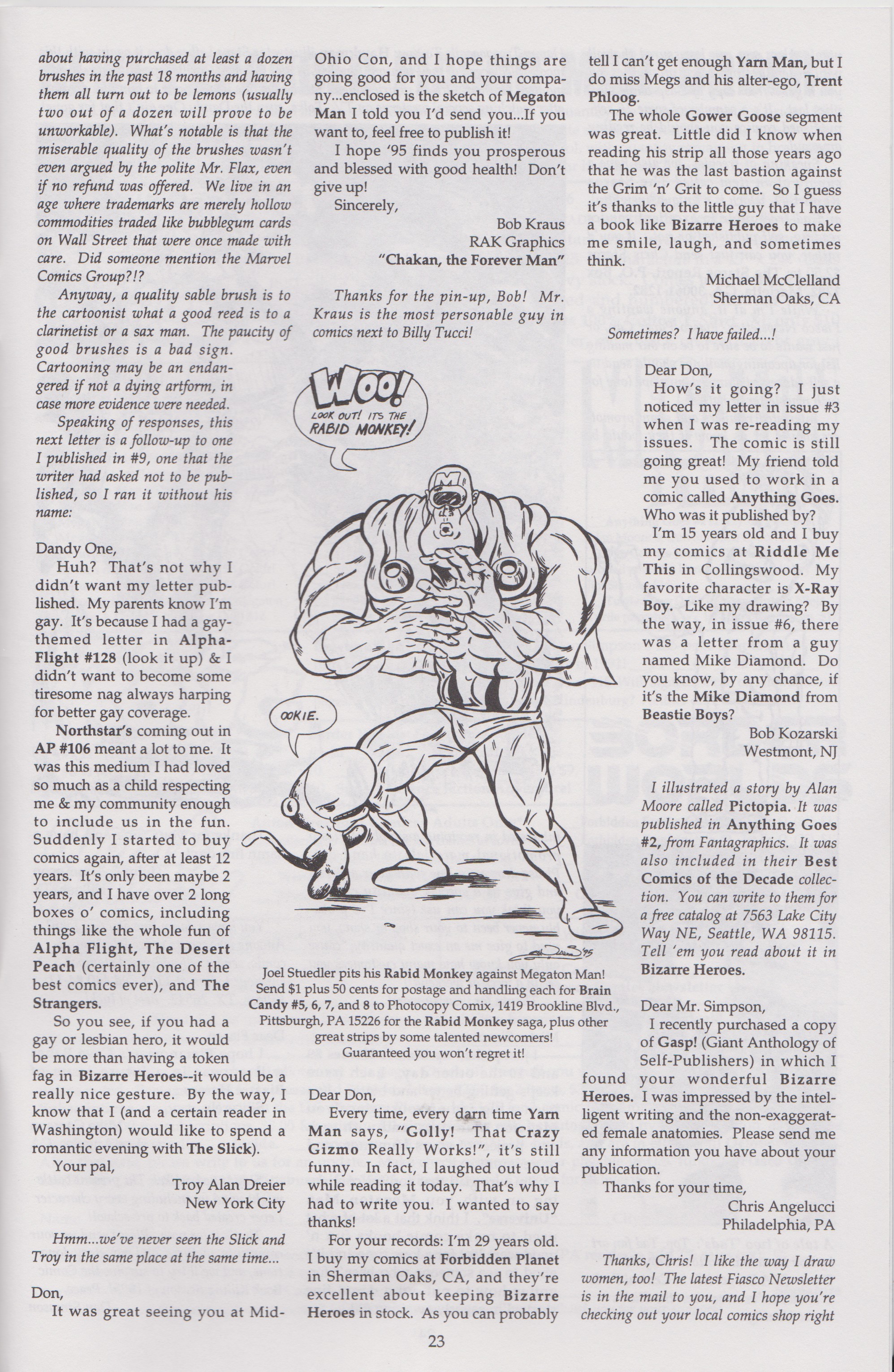 Read online Don Simpson's Bizarre Heroes comic -  Issue #11 - 25