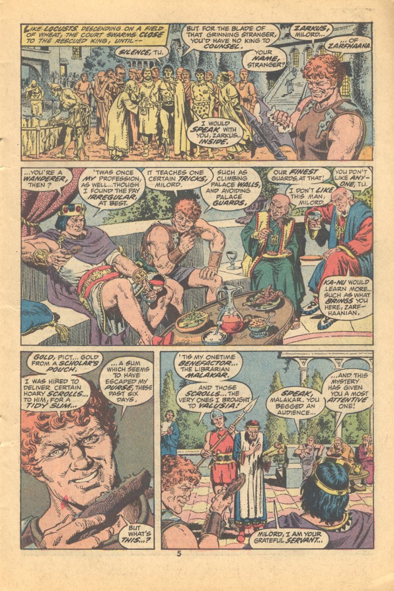 Read online Kull, the Conqueror (1971) comic -  Issue #6 - 5