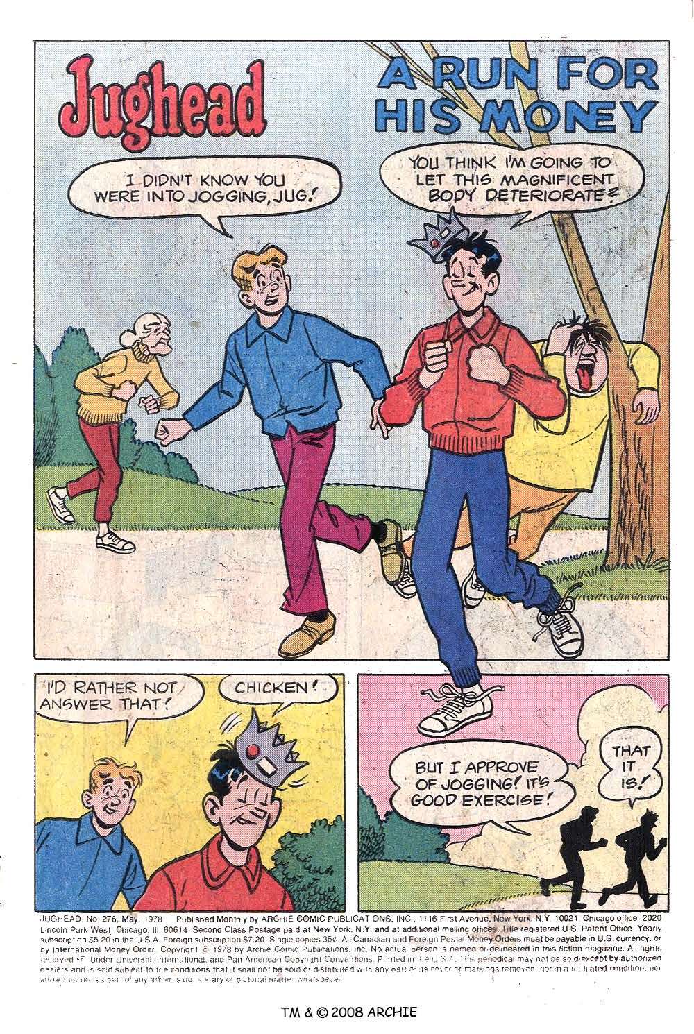 Read online Jughead (1965) comic -  Issue #276 - 3