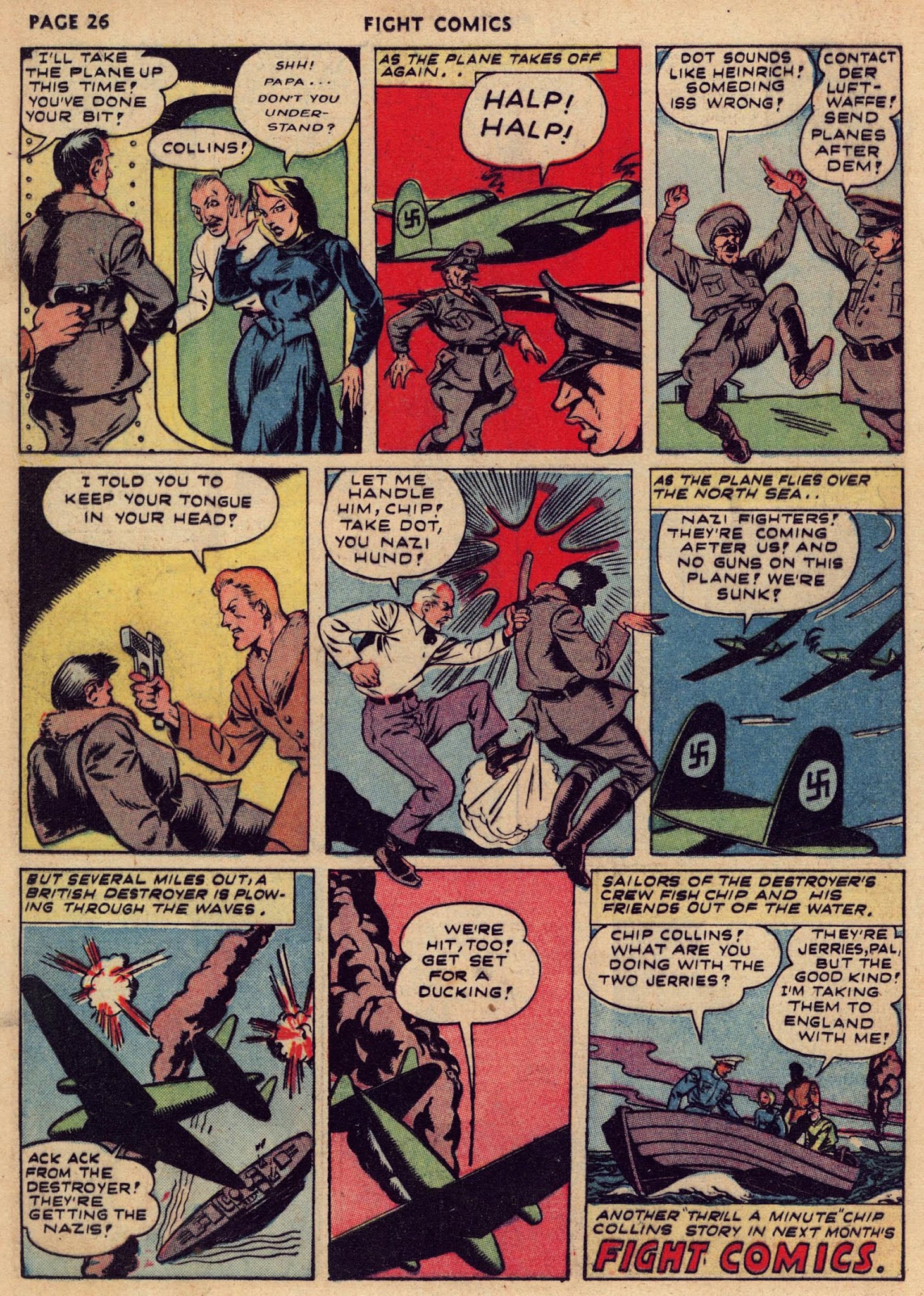 Read online Fight Comics comic -  Issue #24 - 28