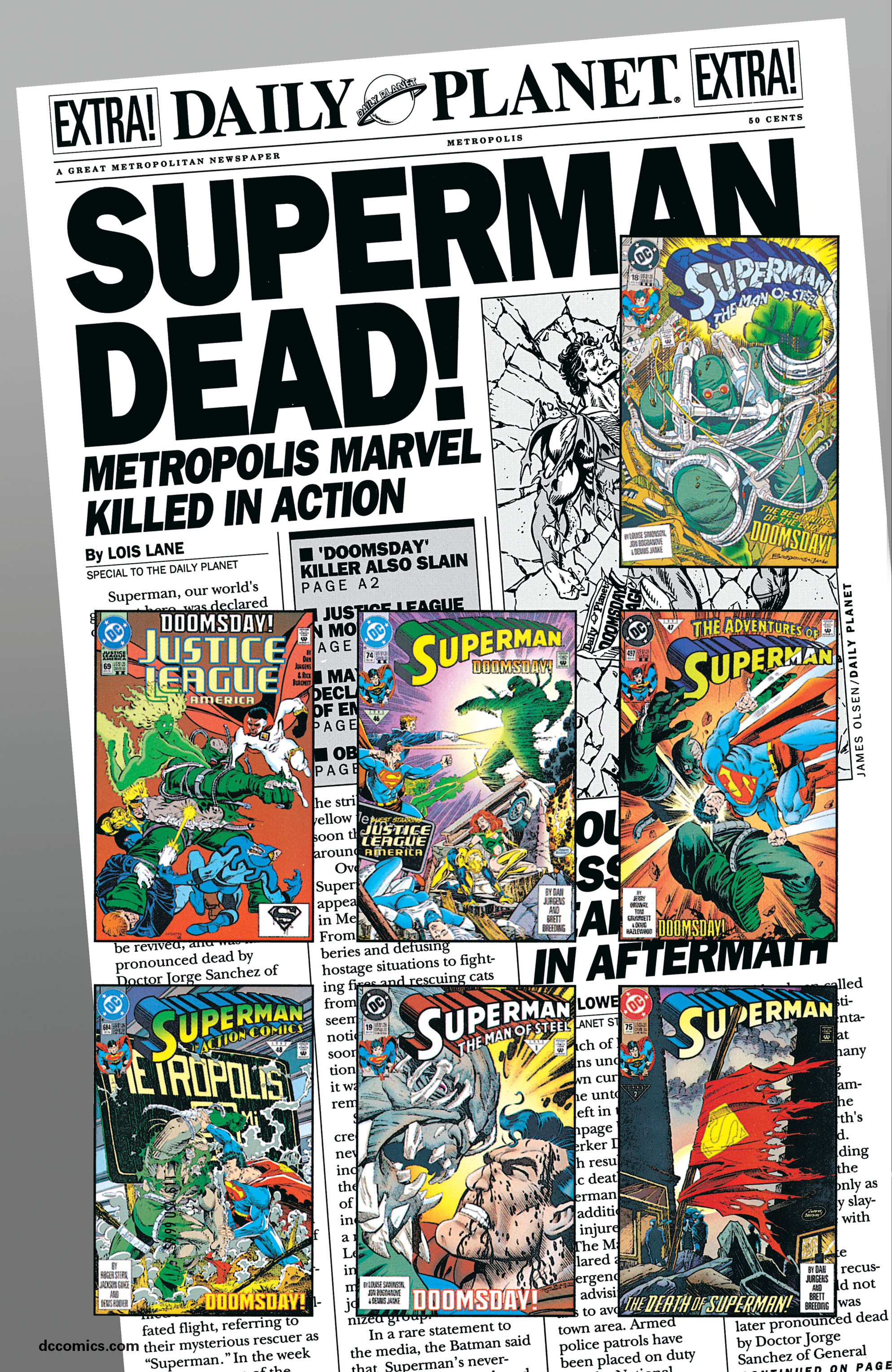 Read online Superman: The Death of Superman comic -  Issue # Full - 162