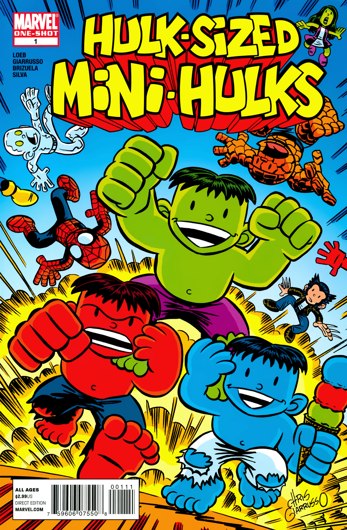 Read online Hulk-Sized Mini-Hulks comic -  Issue # Full - 1