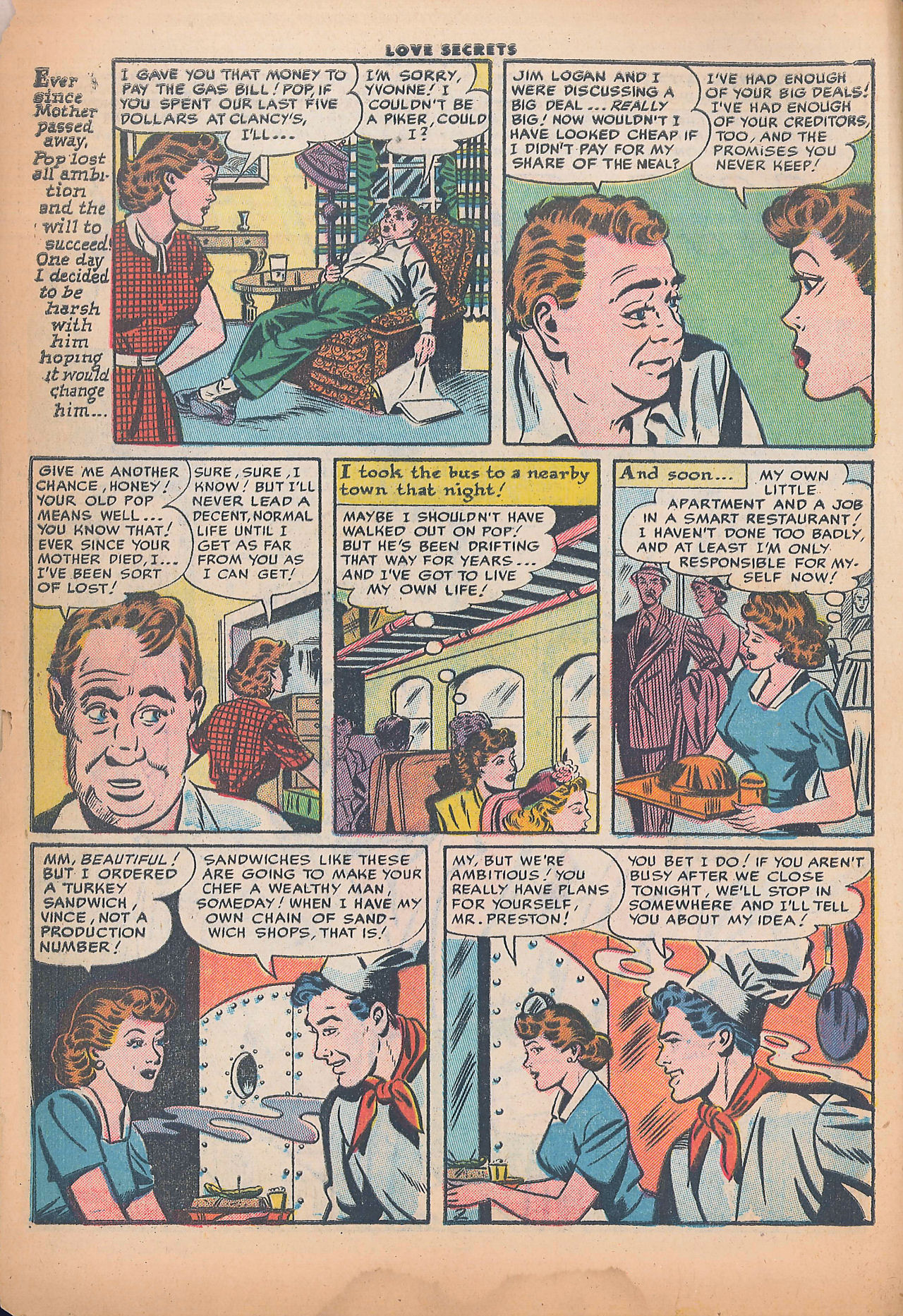 Read online Love Secrets (1953) comic -  Issue #49 - 4