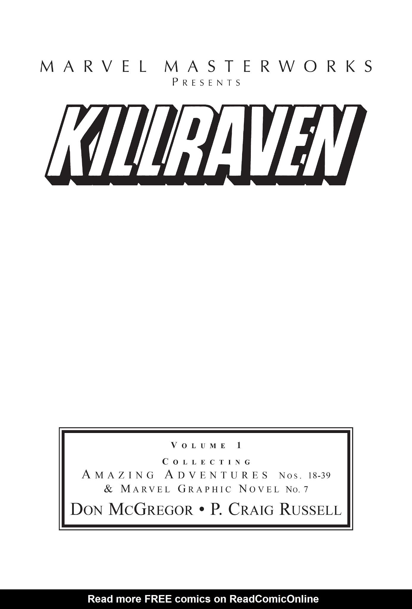 Read online Marvel Masterworks: Killraven comic -  Issue # TPB 1 (Part 1) - 2