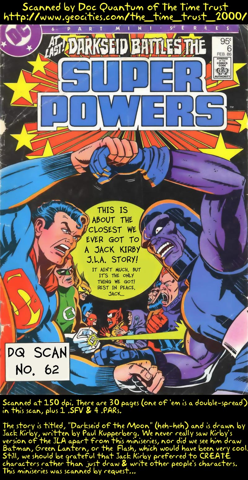 Read online Super Powers (1985) comic -  Issue #6 - 1