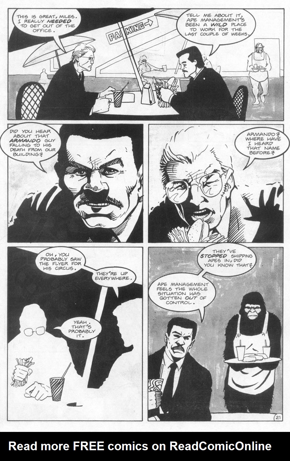 Read online Planet of the Apes (1990) comic -  Issue #19 - 23