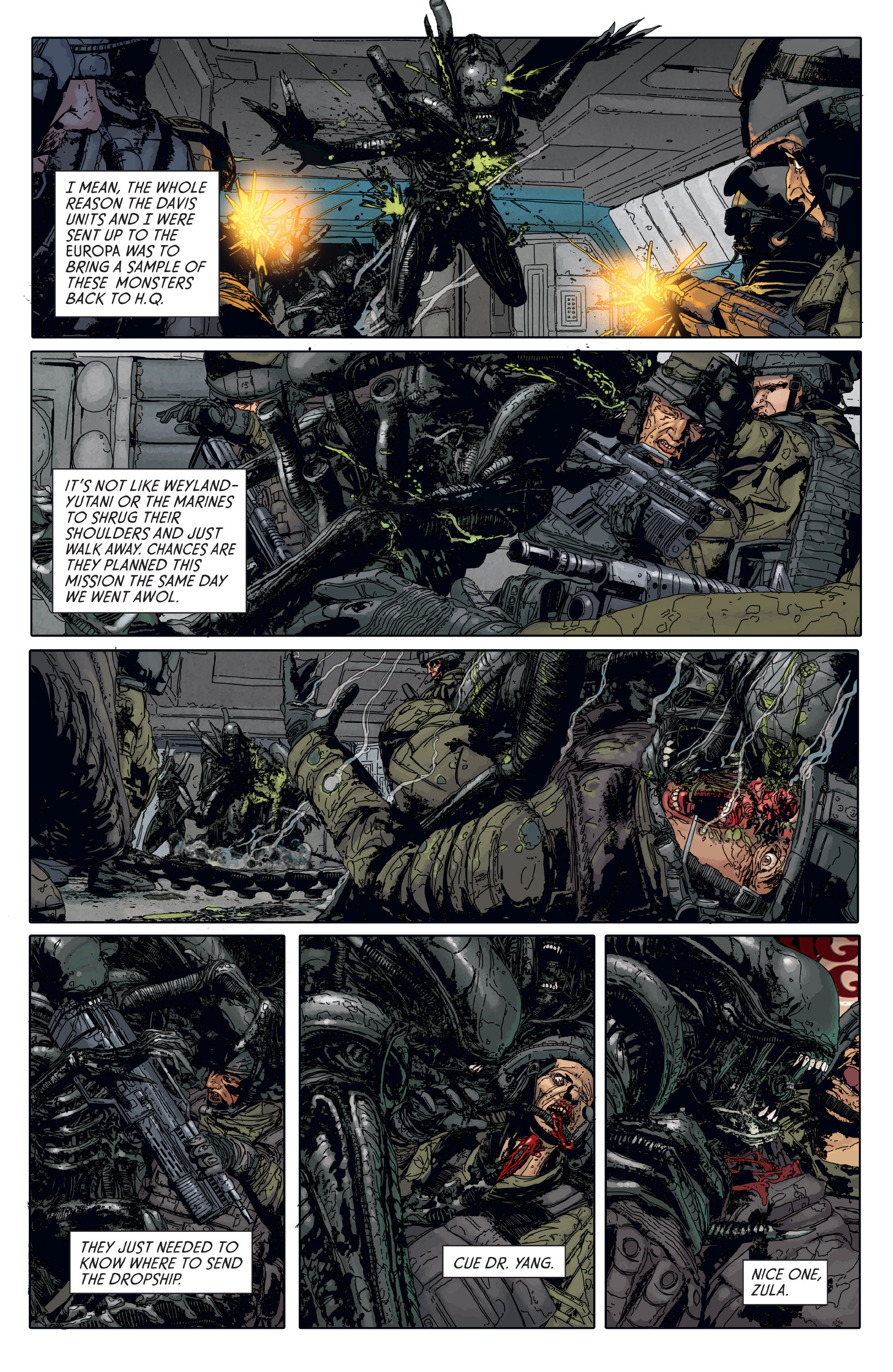 Read online Aliens: Defiance comic -  Issue #6 - 4