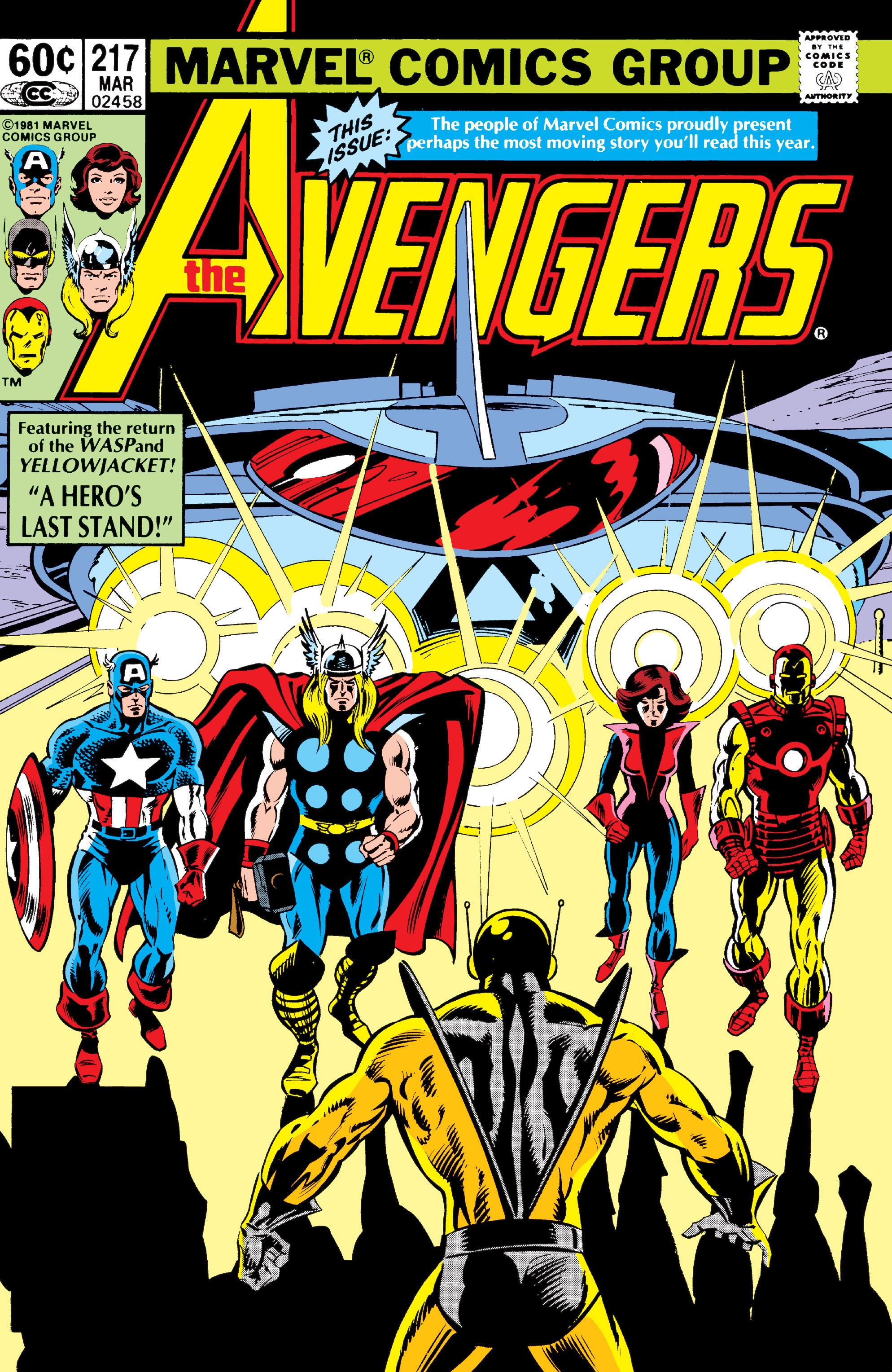 Read online The Avengers (1963) comic -  Issue #217 - 1