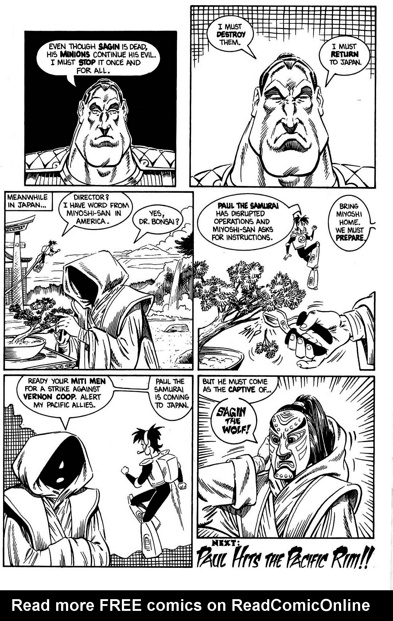 Read online Paul the Samurai (1992) comic -  Issue #5 - 27