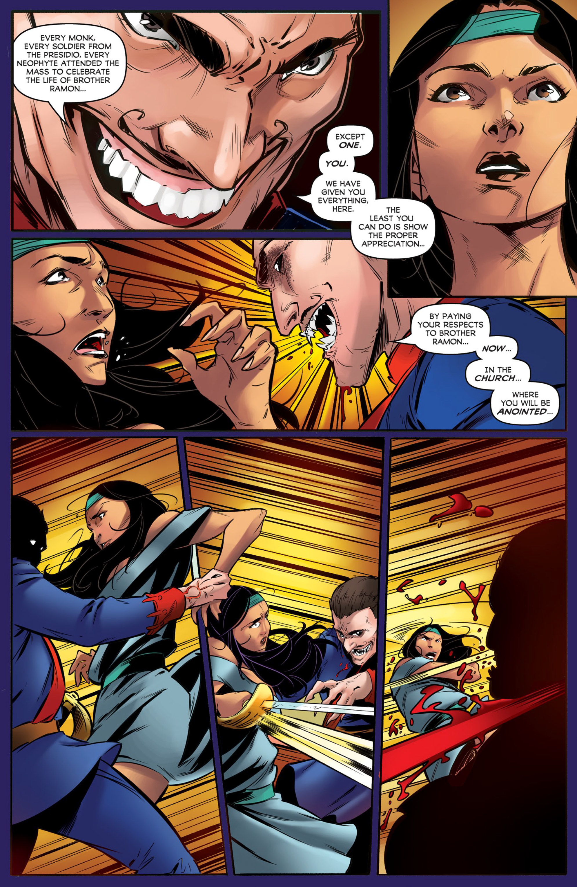 Read online Zorro: Sacrilege comic -  Issue #3 - 18