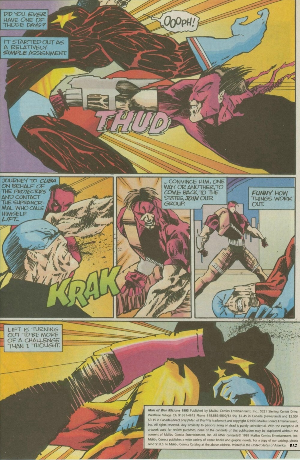 Read online Man of War comic -  Issue #3 - 3