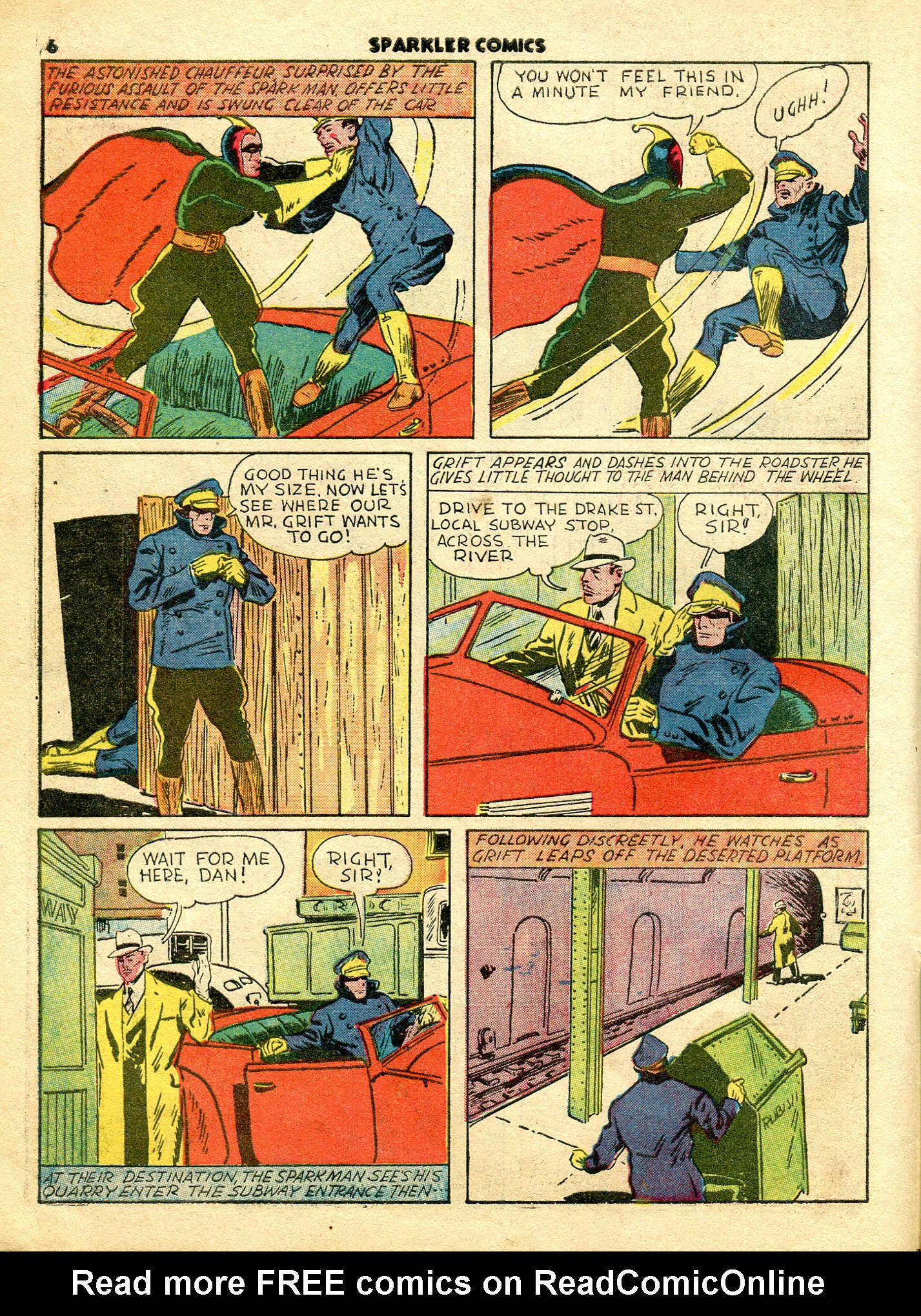 Read online Sparkler Comics comic -  Issue #5 - 7