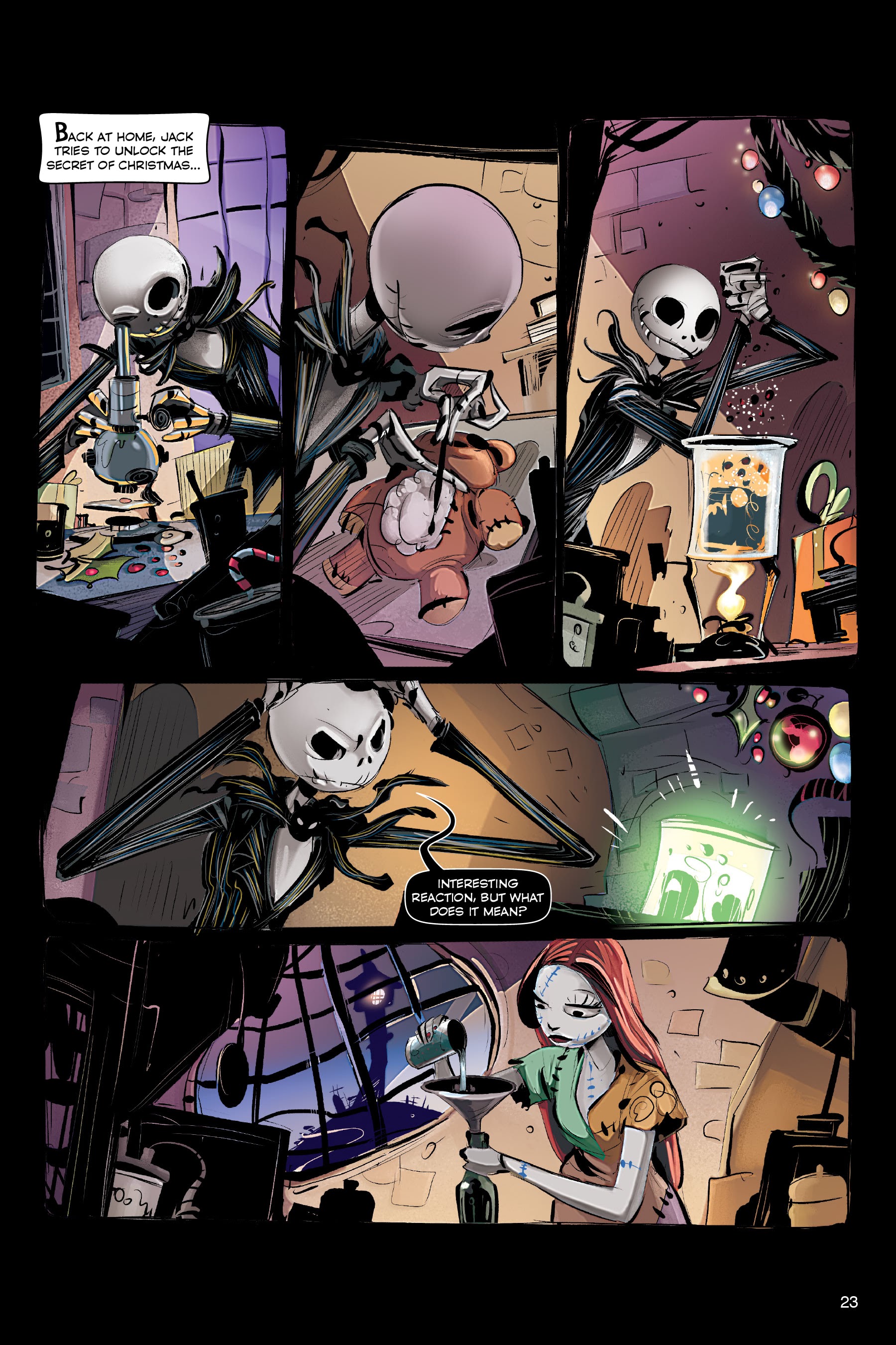 Read online Disney The Nightmare Before Christmas: The Story of the Movie in Comics comic -  Issue # Full - 22