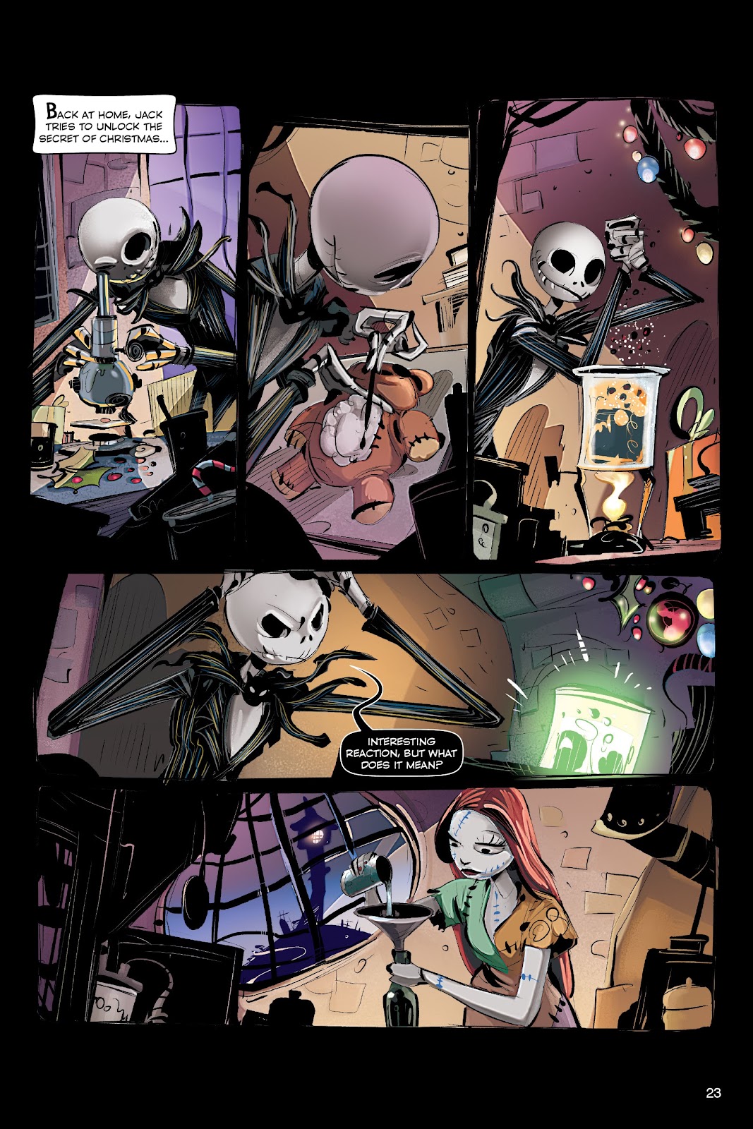 Disney The Nightmare Before Christmas: The Story of the Movie in Comics issue Full - Page 22