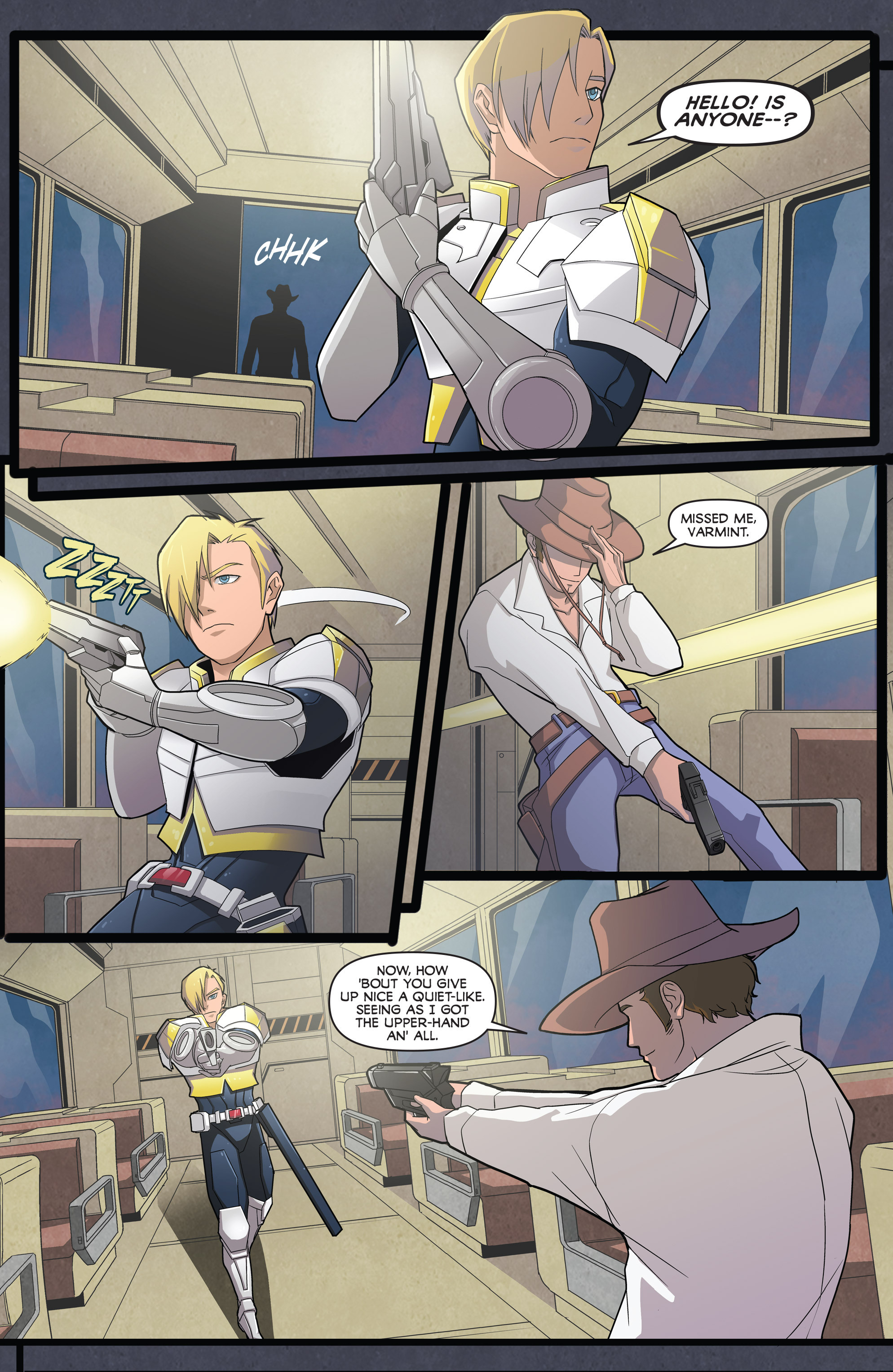 Read online Saber Rider and the Star Sheriffs comic -  Issue #1 - 6