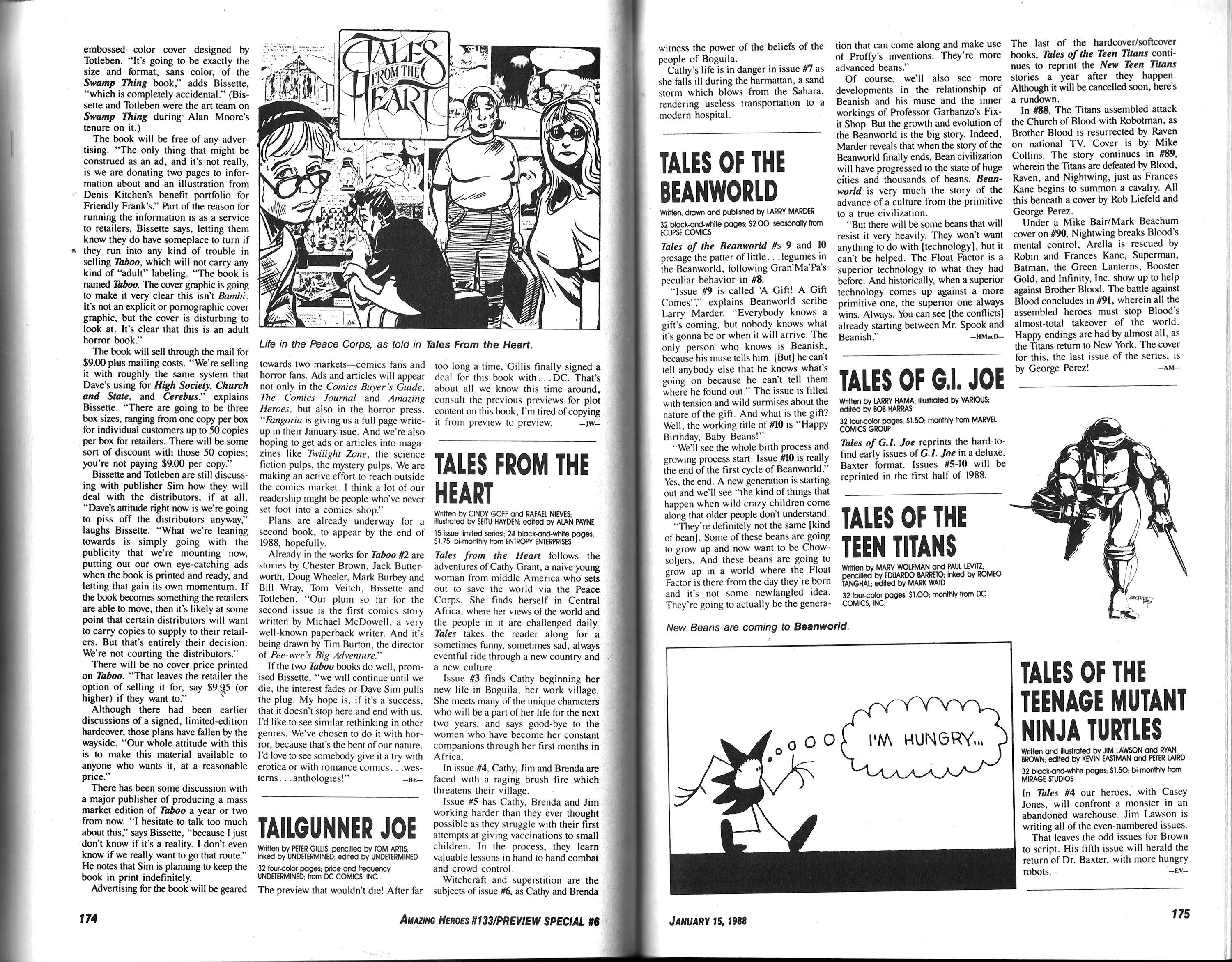 Read online Amazing Heroes comic -  Issue #133 - 89