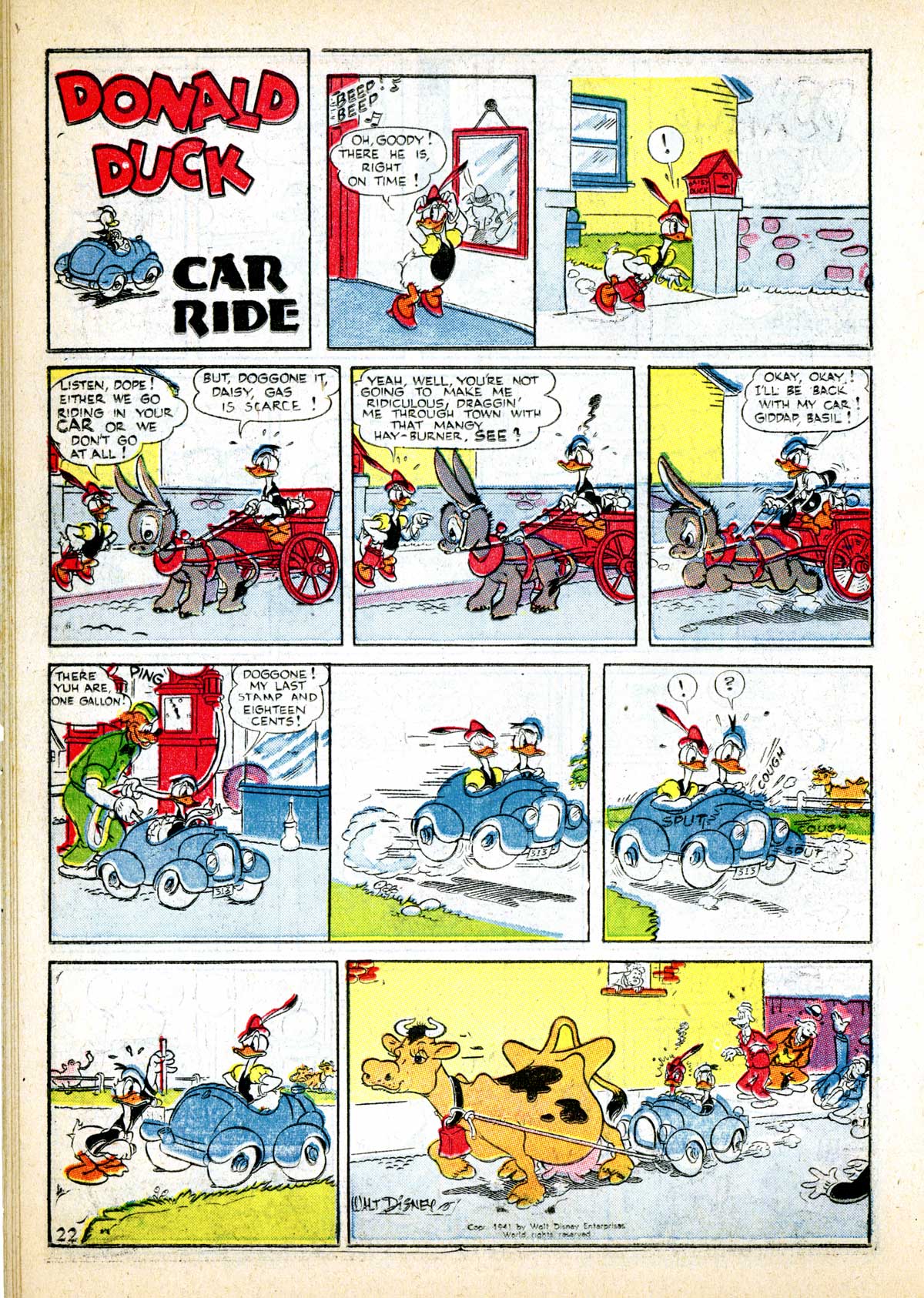 Read online Walt Disney's Comics and Stories comic -  Issue #35 - 23